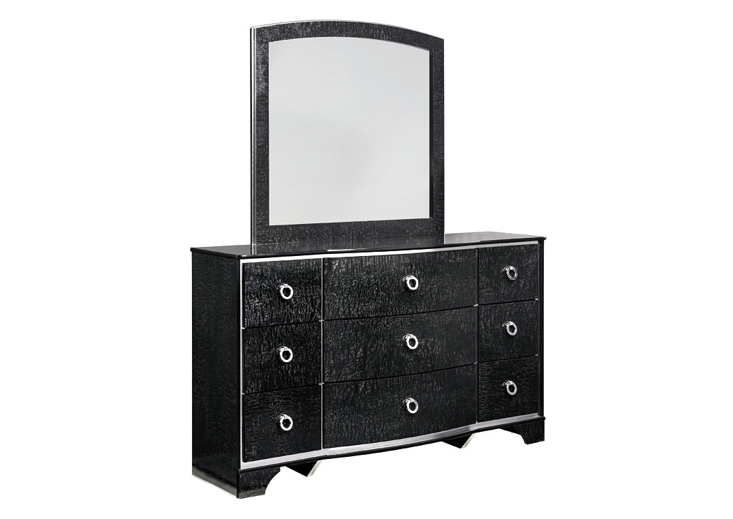 Amrothi Black Bedroom Mirror,ABF Signature Design by Ashley