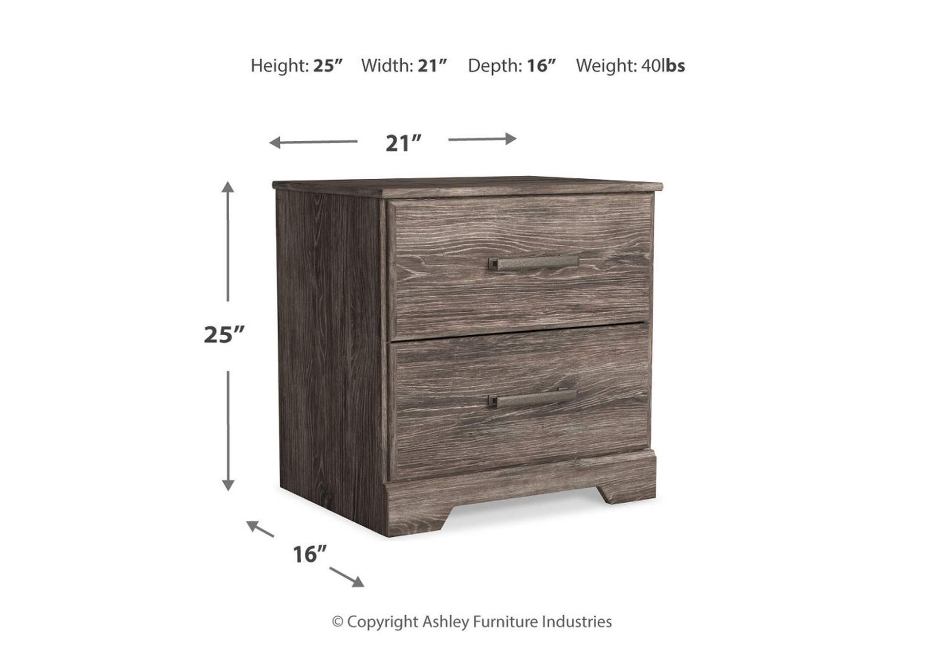 Ralinksi Full Panel Bed, Dresser, Mirror and Nightstand,Signature Design By Ashley