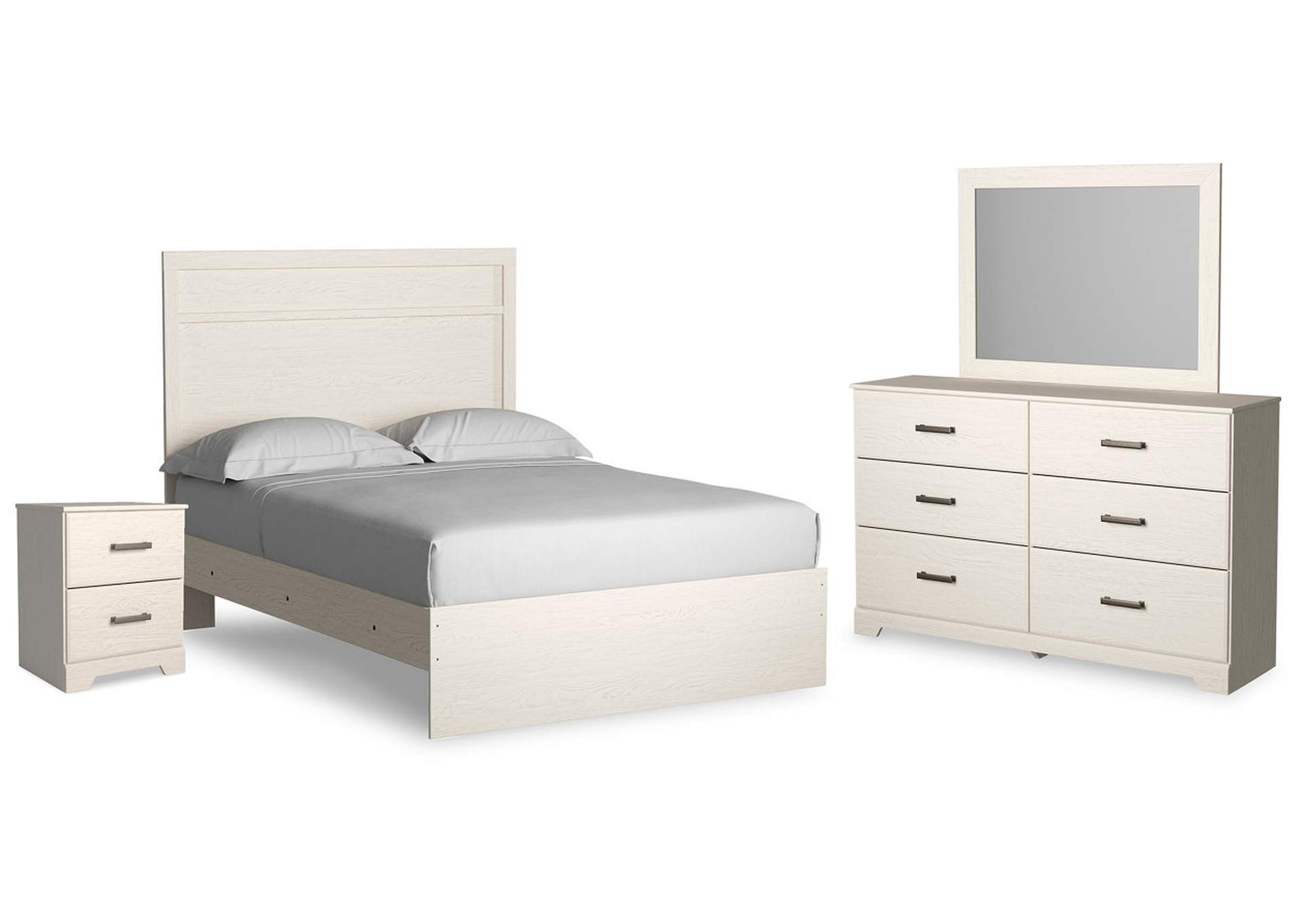 Stelsie Full Panel Bed, Dresser, Mirror and Nightstand,Signature Design By Ashley