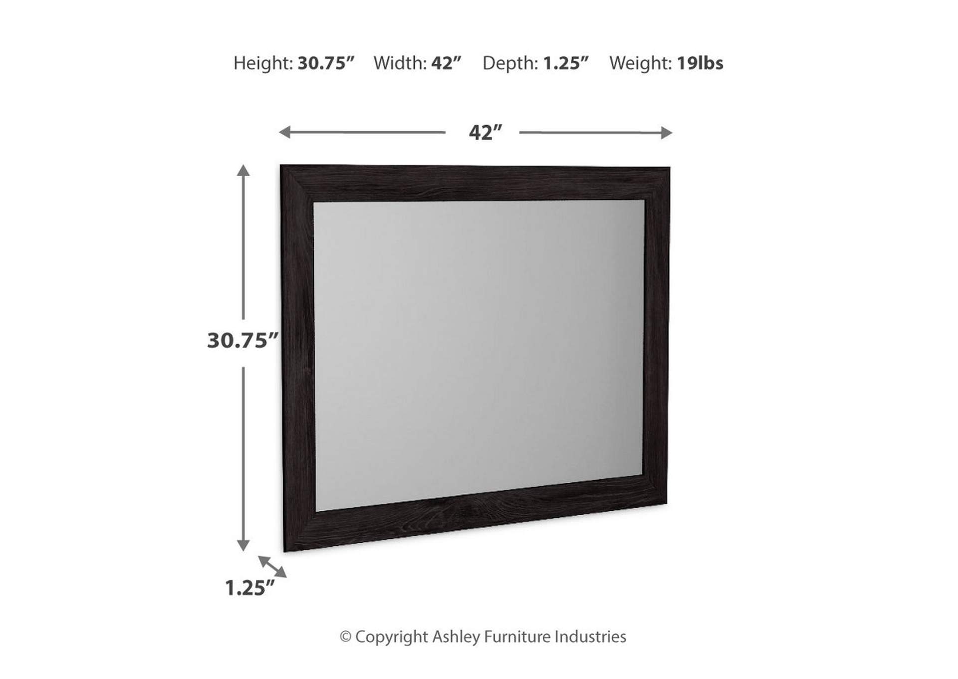 Belachime Bedroom Mirror,Signature Design By Ashley