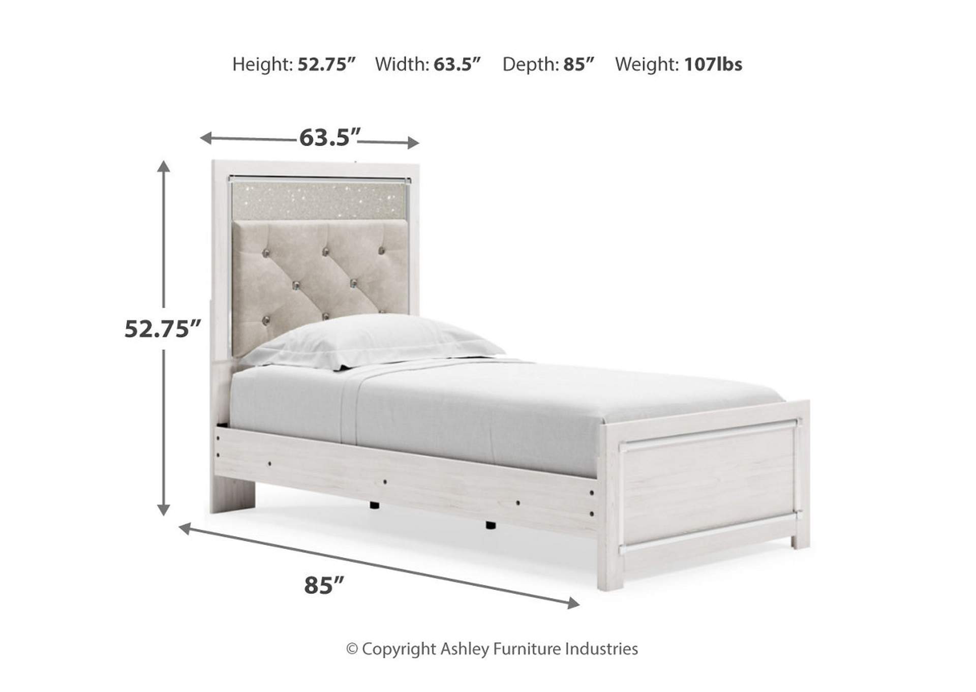 Altyra Twin Panel Bed,Signature Design By Ashley