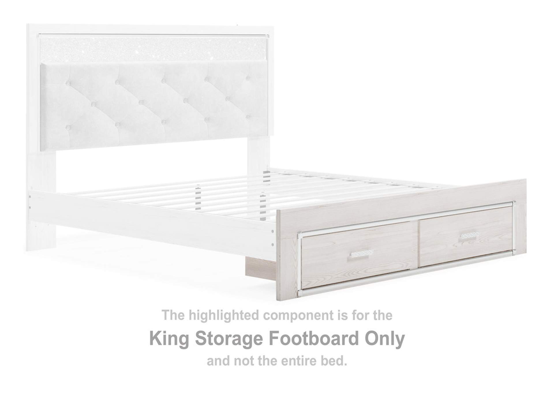 Altyra King Storage Bed, Dresser, Mirror and 2 Chests,Signature Design By Ashley