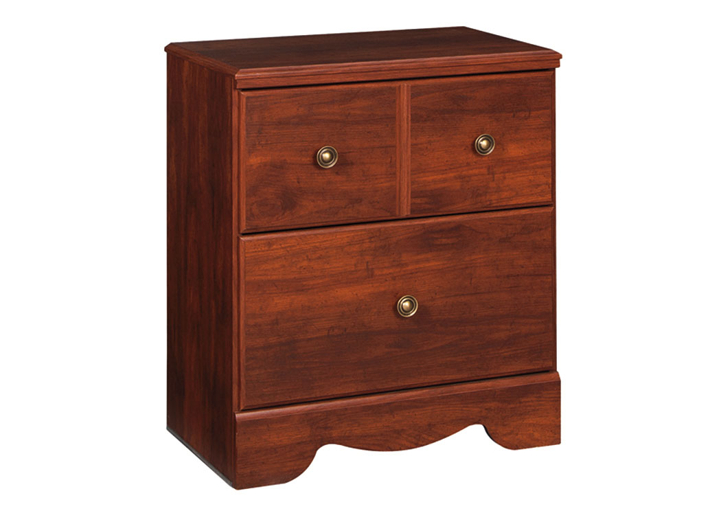 Brittberg Reddish Brown Two Drawer Nightstand,ABF Signature Design by Ashley