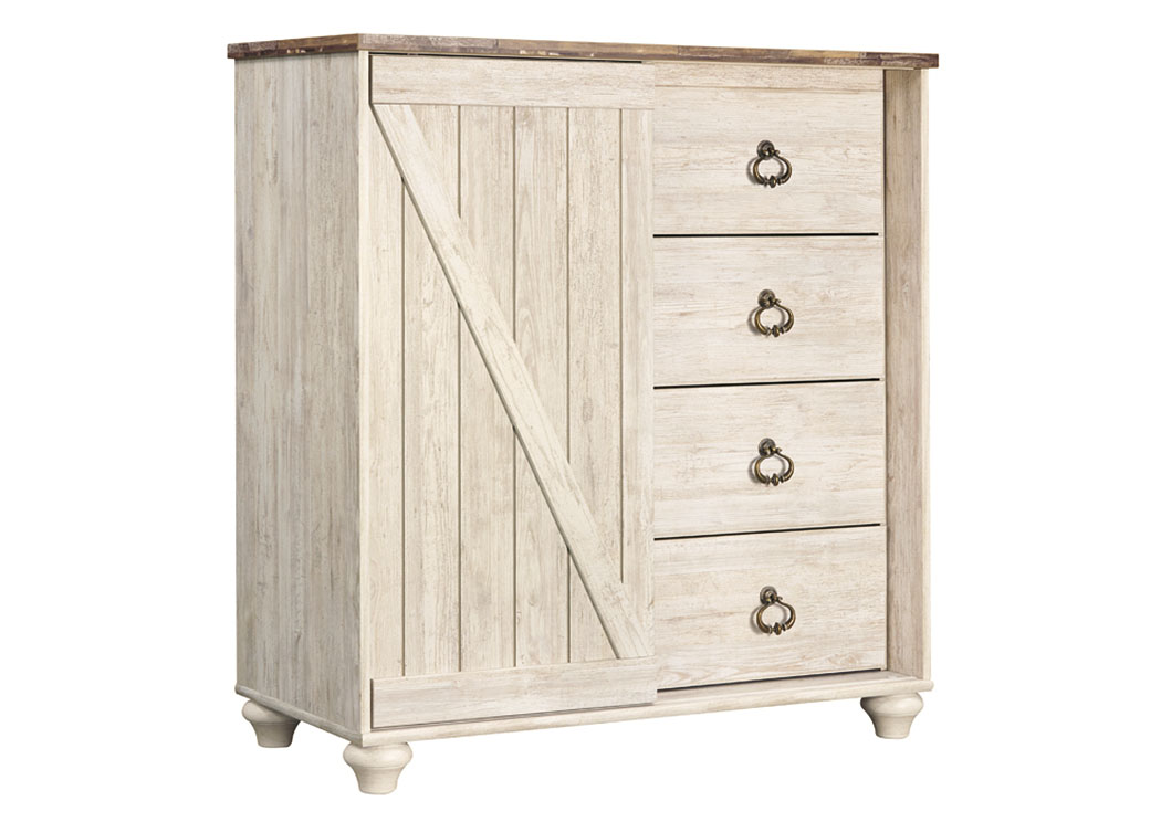 Willowton Whitewash Dressing Chest,ABF Signature Design by Ashley