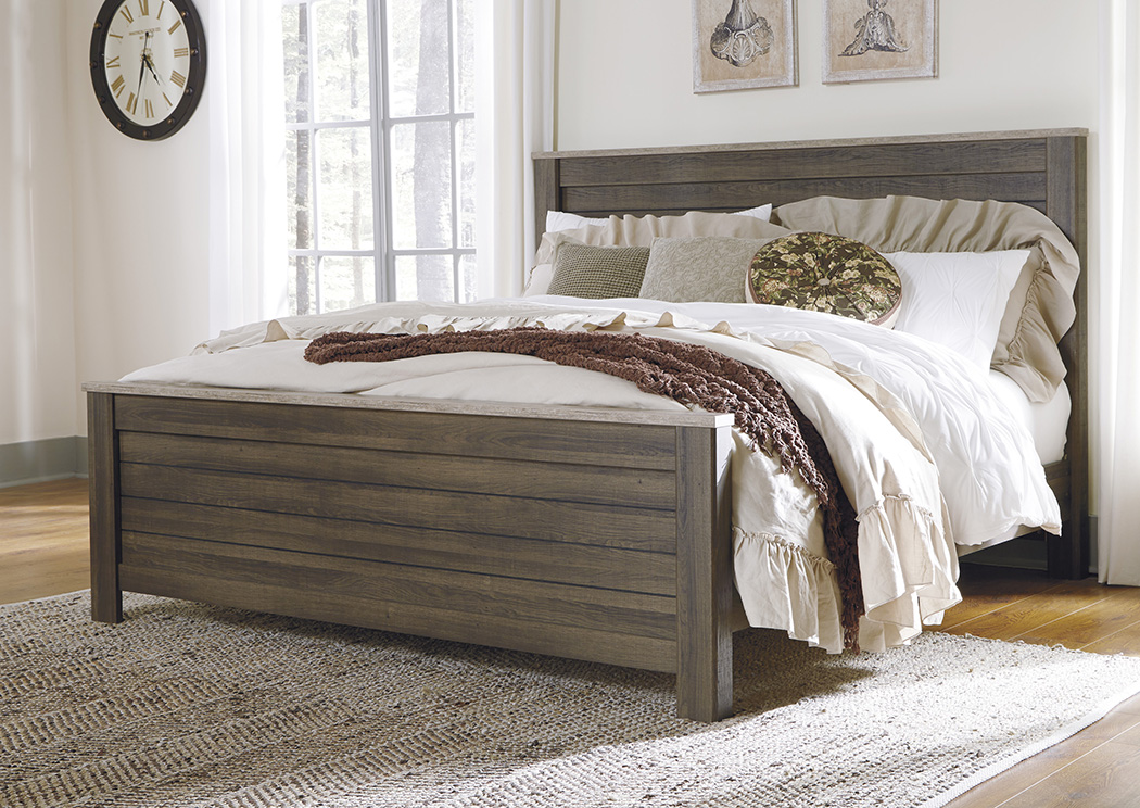 Birmington Brown California King Panel Bed,ABF Signature Design by Ashley