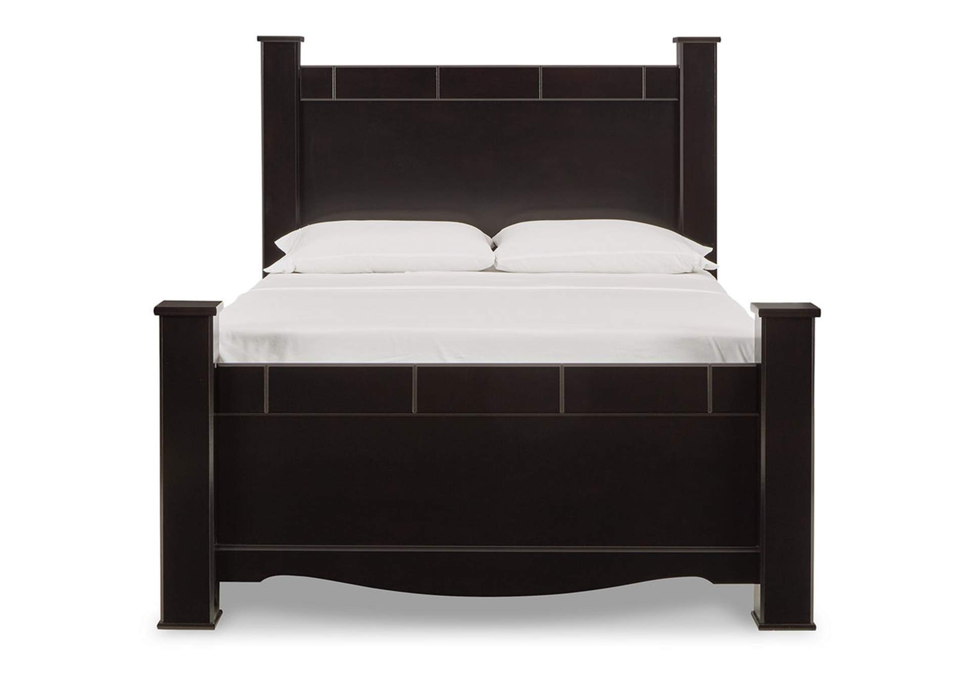 Mirlotown Queen Poster Bed with Storage,Signature Design By Ashley