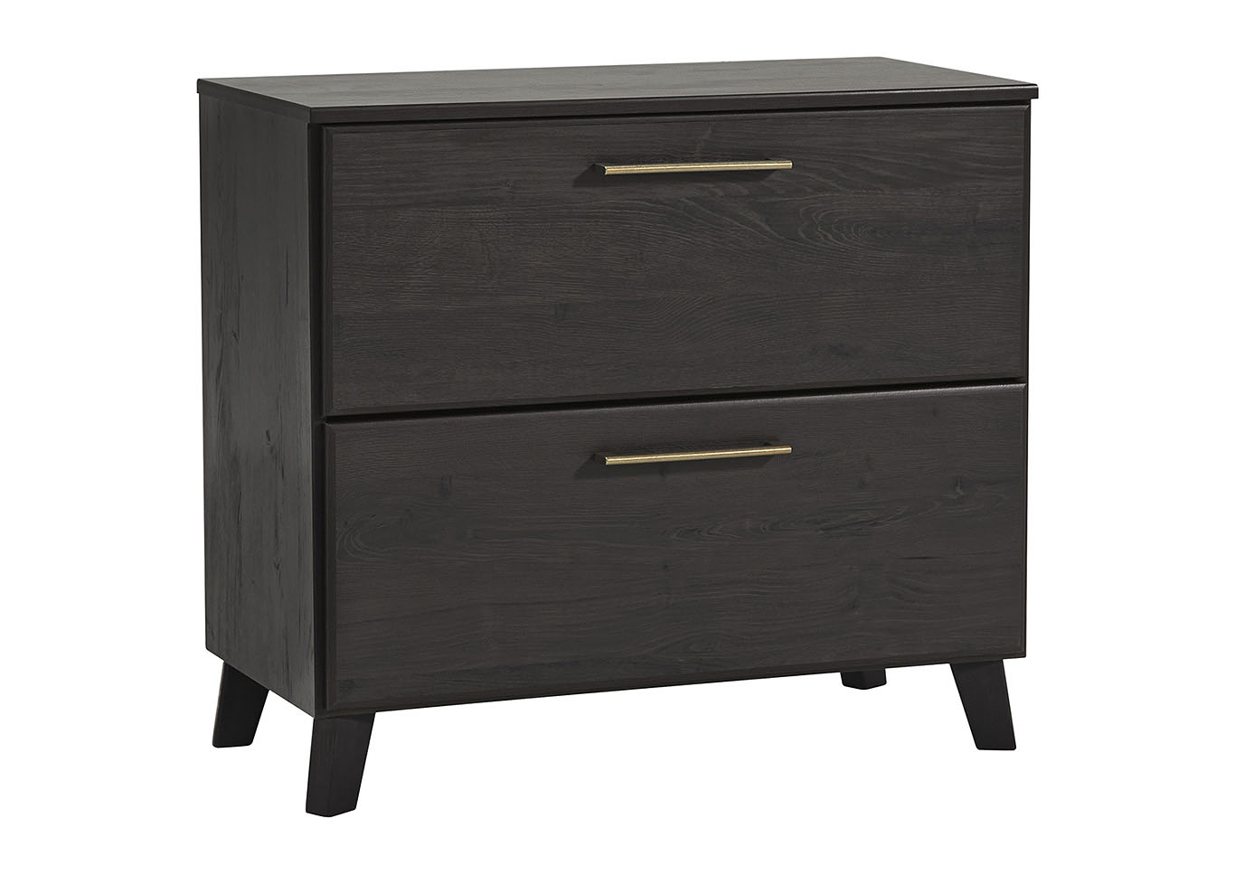 Daltori Black Two Drawer Chest,ABF Signature Design by Ashley