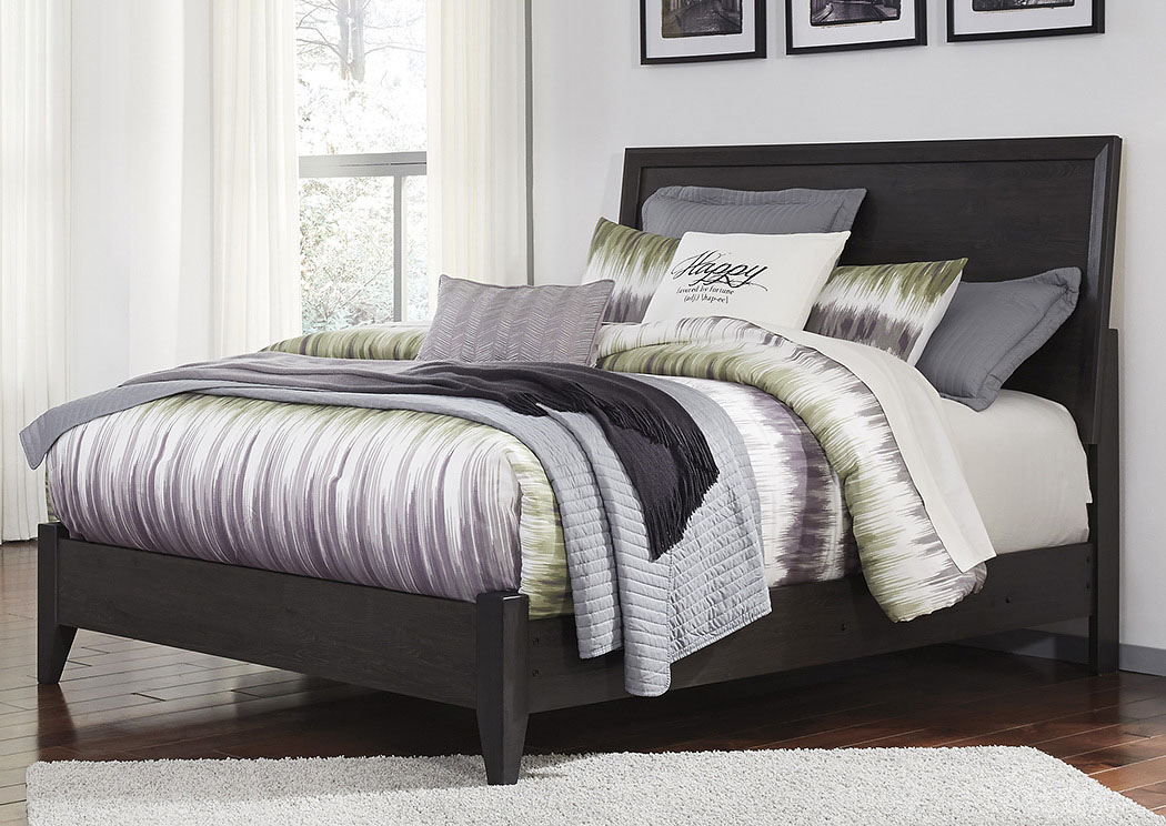 Daltori Black Queen Panel Bed,ABF Signature Design by Ashley