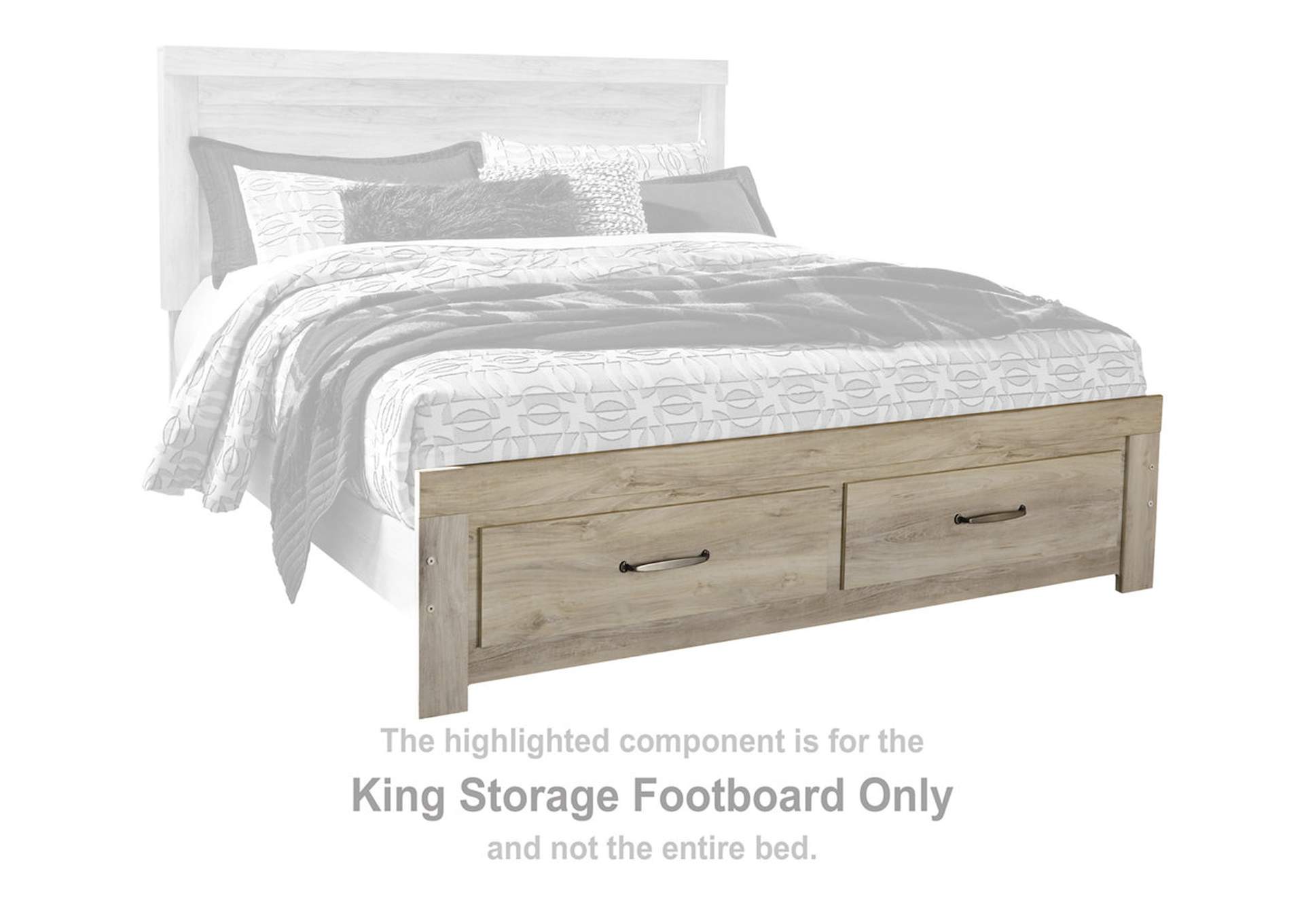 Bellaby King Panel Storage Bed, Dresser, Mirror and Nightstand,Signature Design By Ashley