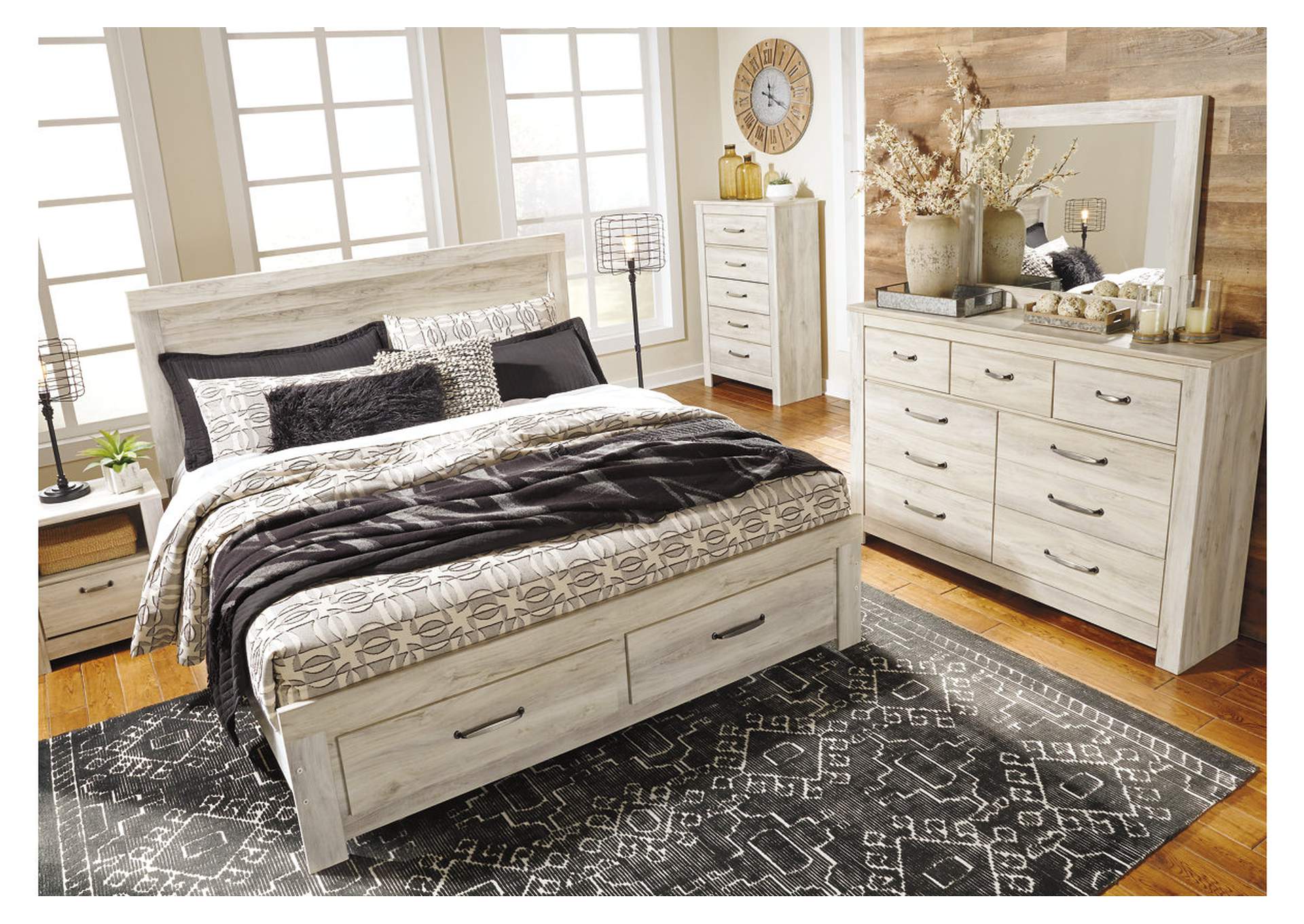 Bellaby King Platform Bed with 2 Storage Drawers,Signature Design By Ashley