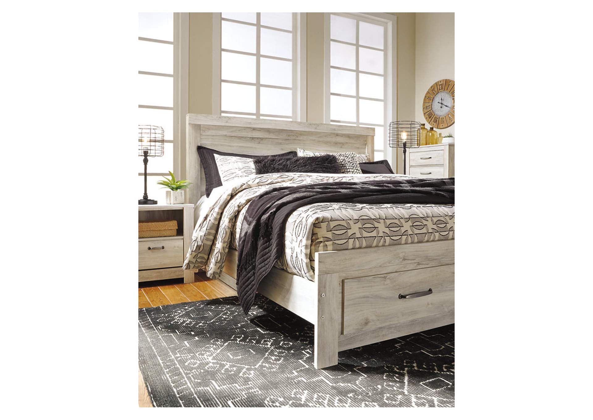 Bellaby Queen Panel Bed with 2 Nightstands,Signature Design By Ashley