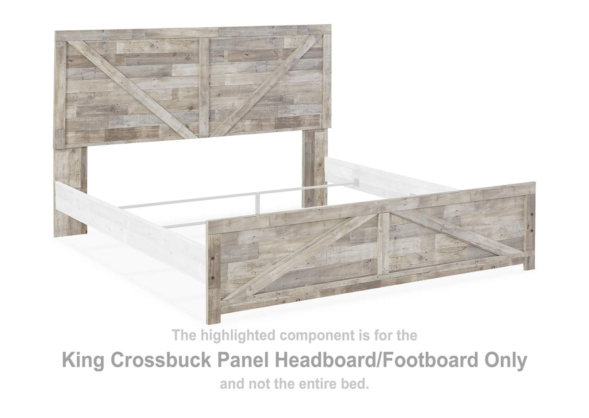 Hodanna King Crossbuck Panel Bed,Benchcraft