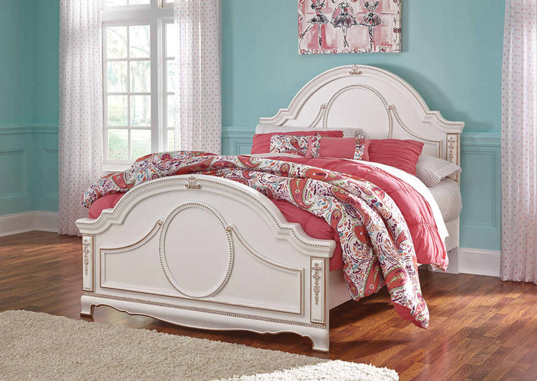 Korabella White Full Panel Bed,ABF Signature Design by Ashley