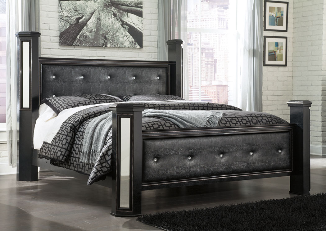 Alamadyre Upholstered King Poster Bed,ABF Signature Design by Ashley