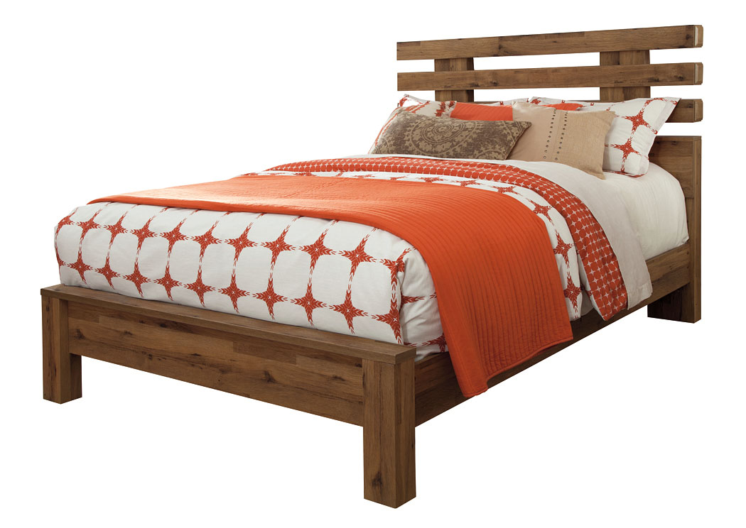 Cinrey Medium Brown Queen Panel Bed,ABF Signature Design by Ashley