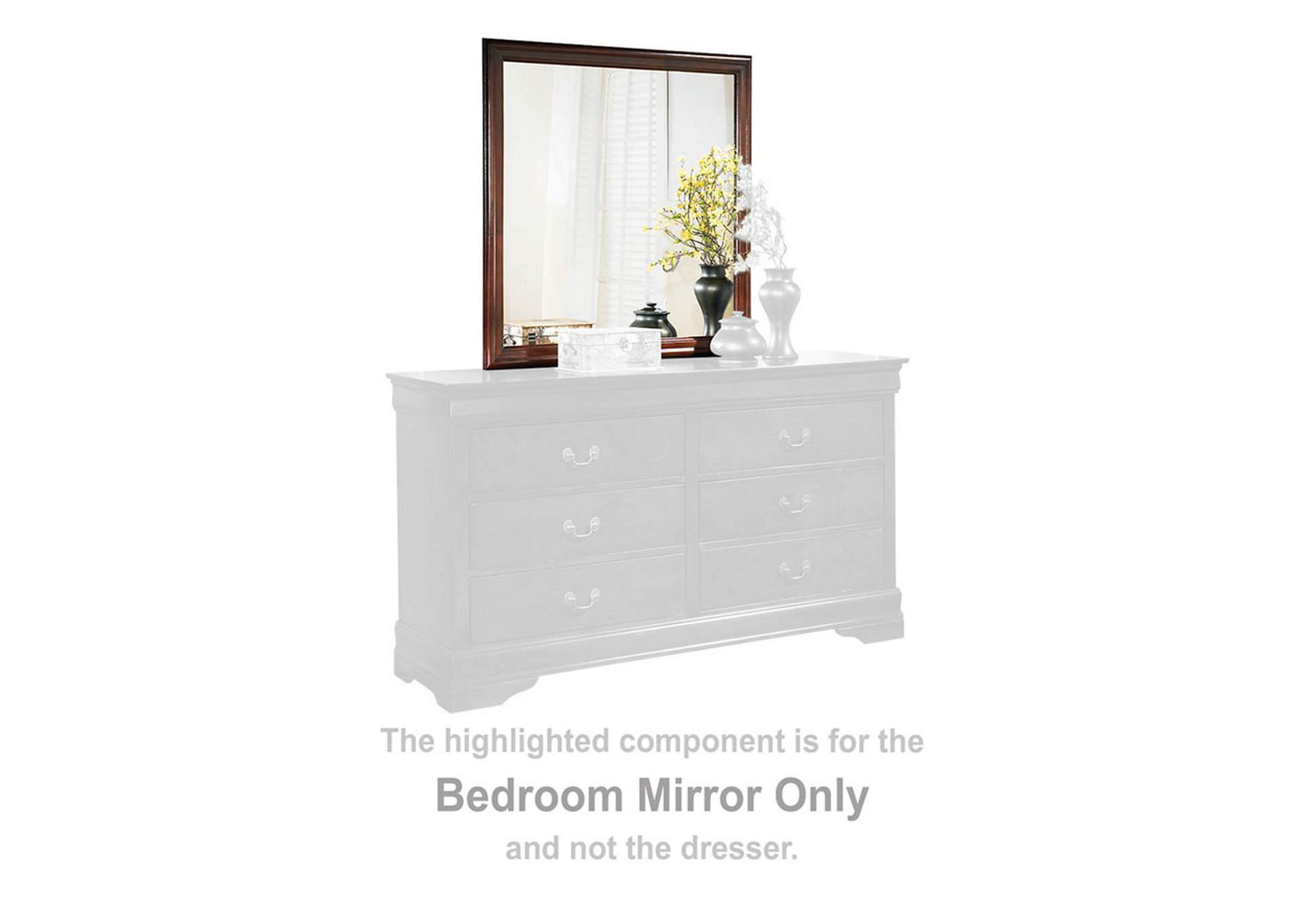 Alisdair Queen Sleigh Bed with Mirrored Dresser,Signature Design By Ashley