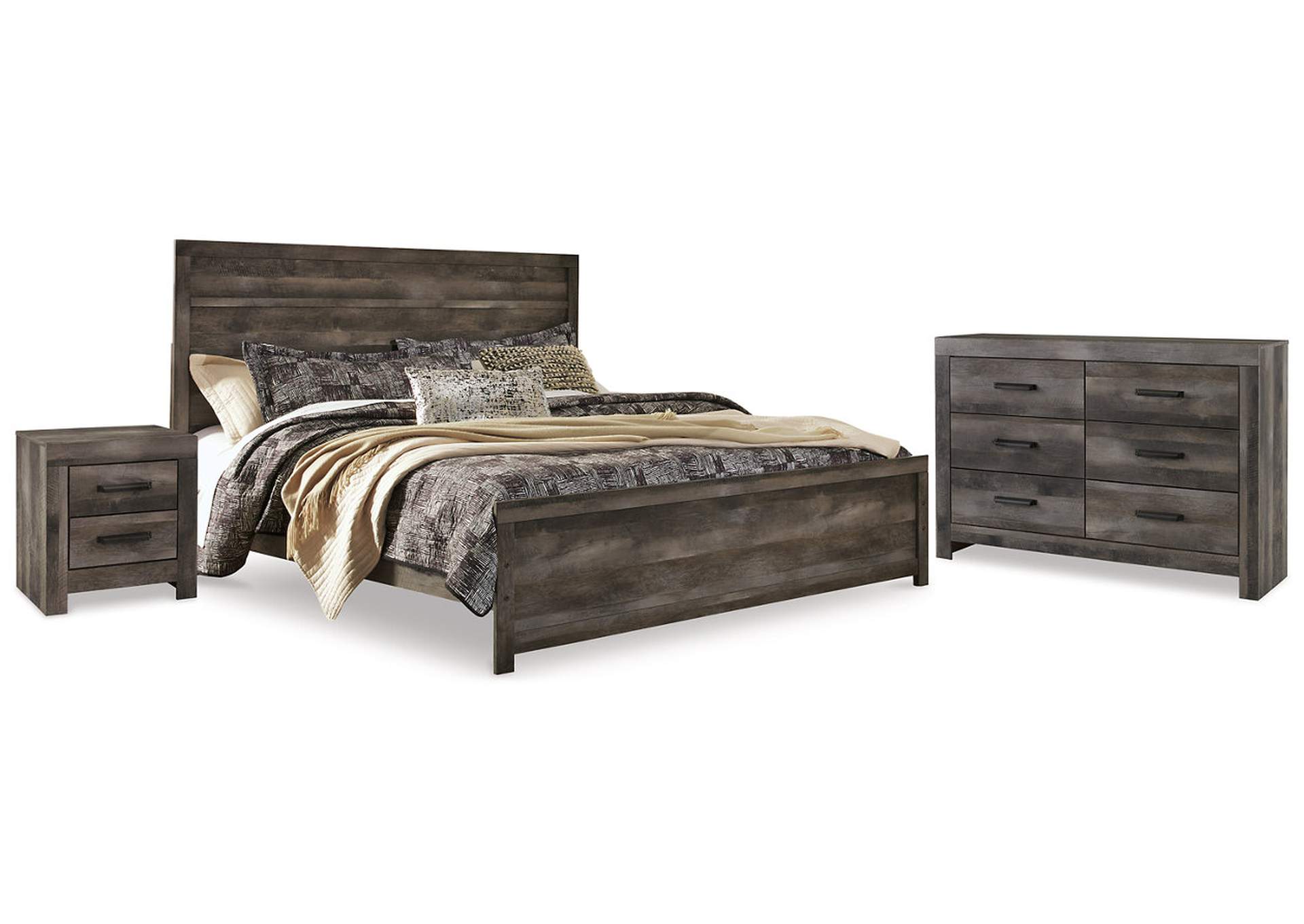 Wynnlow King Panel Bed, Dresser and Nightstand,Signature Design By Ashley