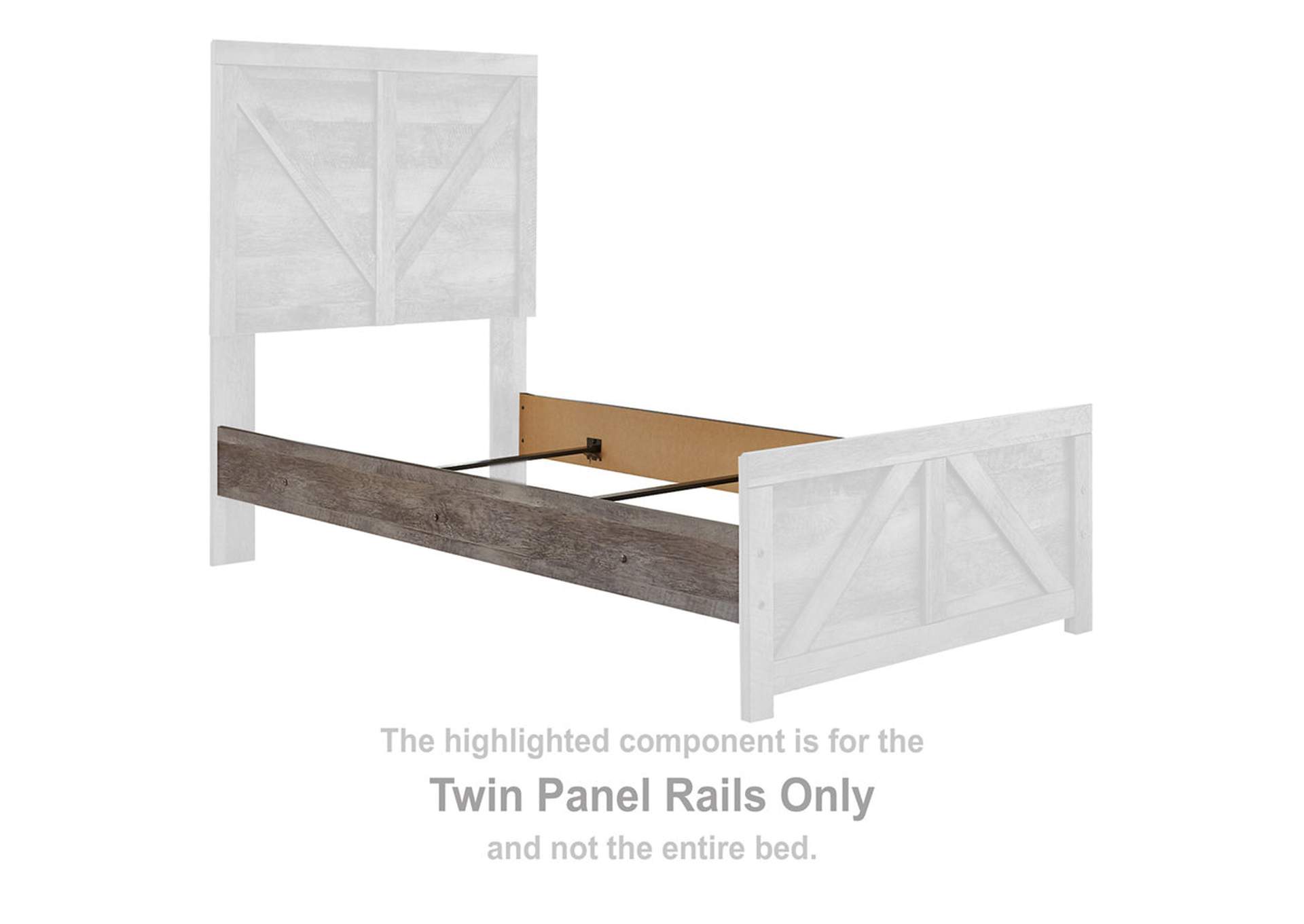 Wynnlow Twin Crossbuck Panel Bed,Signature Design By Ashley