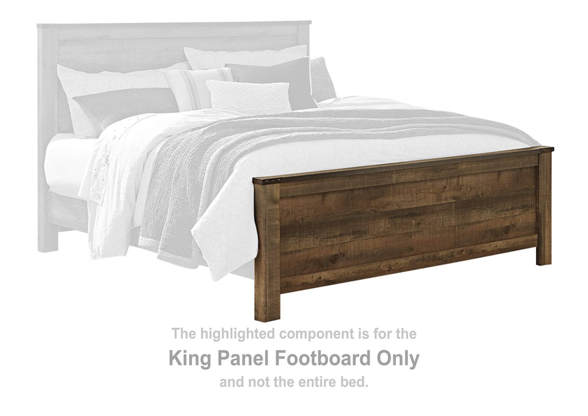 Trinell King Panel Bed, Dresser, Mirror and 2 Nightstands,Signature Design By Ashley