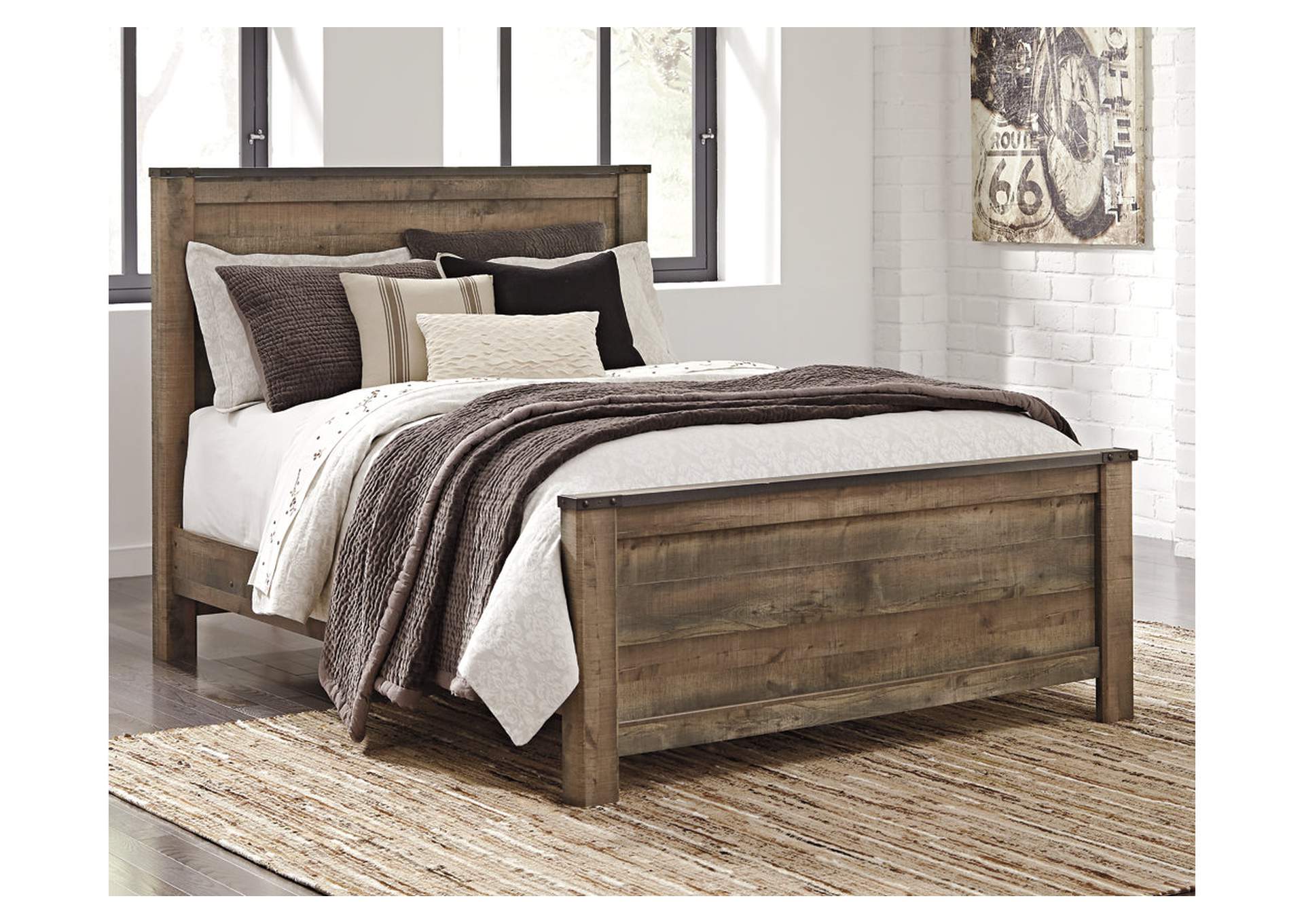 Trinell Queen Panel Bed and Nightstand,Signature Design By Ashley