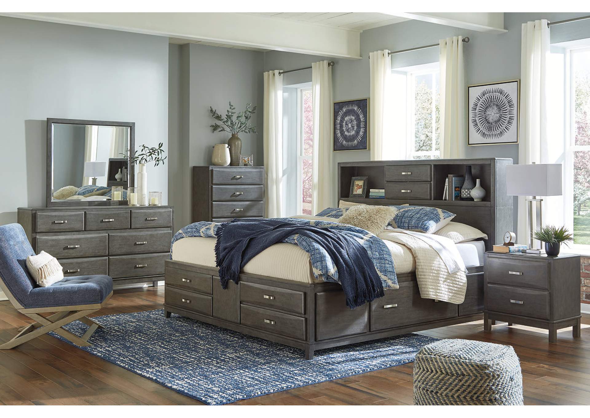 Caitbrook Queen Storage Bed with 8 Drawers,Signature Design By Ashley