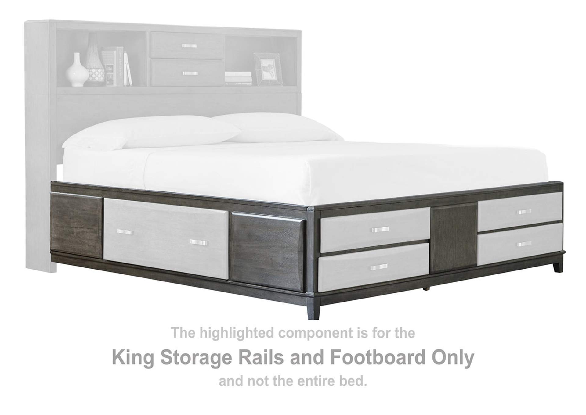Caitbrook King Storage Bed with 8 Drawers,Signature Design By Ashley