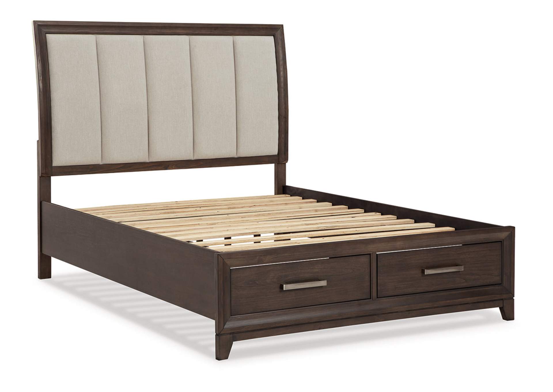 Brueban Queen Panel Bed with 2 Storage Drawers,Signature Design By Ashley