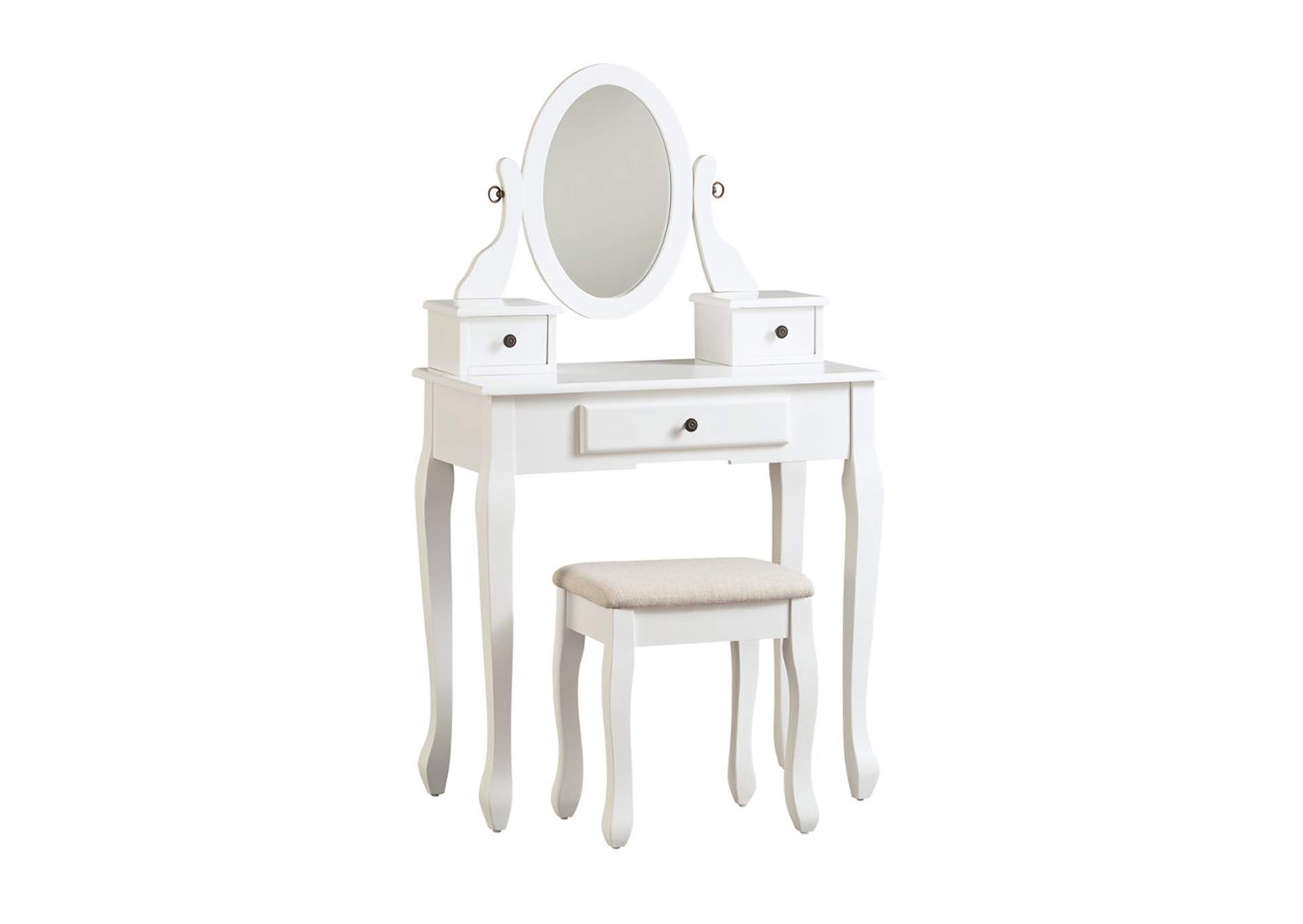 Kaslyn Vanity and Mirror with Stool,Signature Design By Ashley