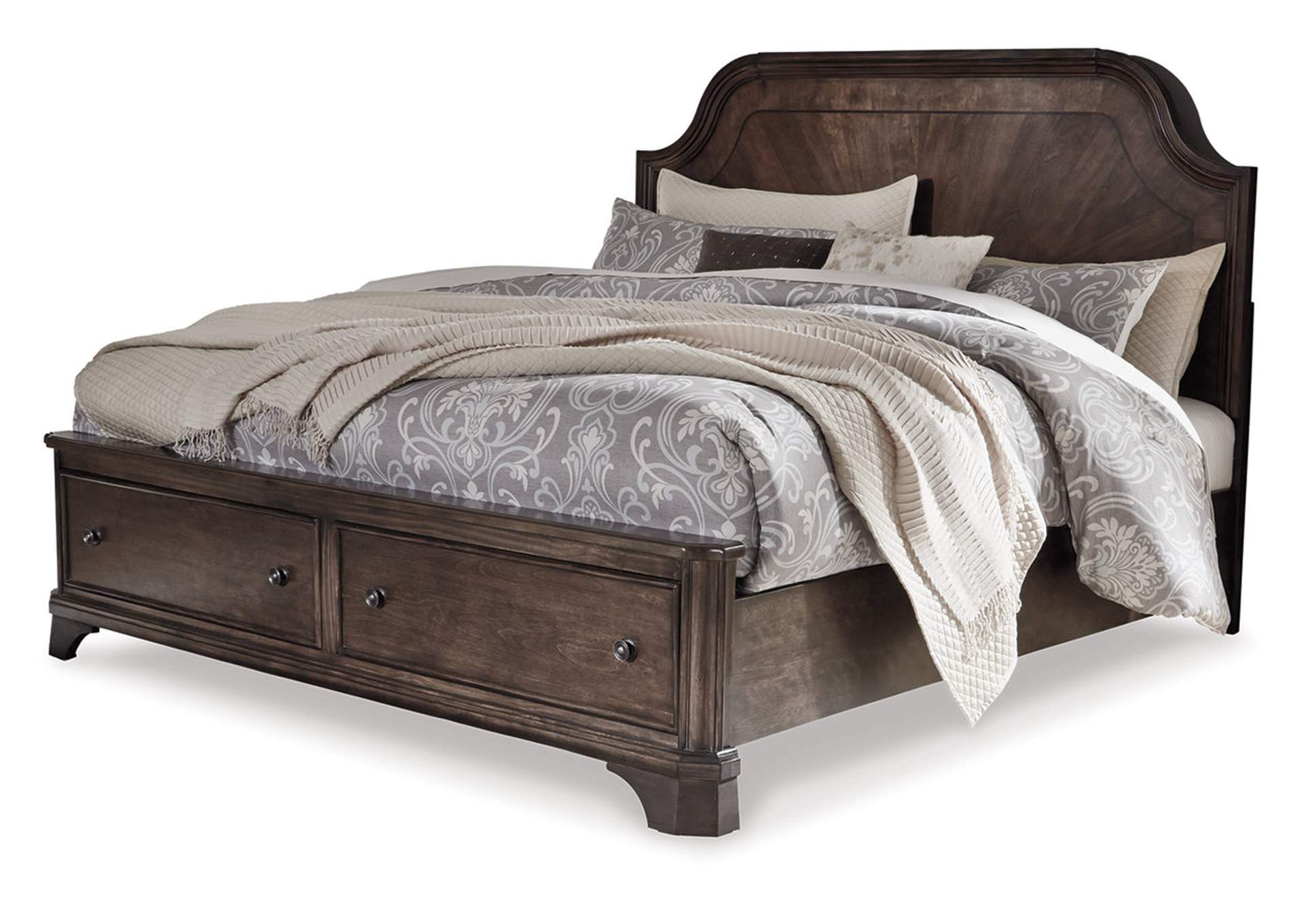 Adinton Queen Panel Bed with 2 Storage Drawers,Signature Design By Ashley