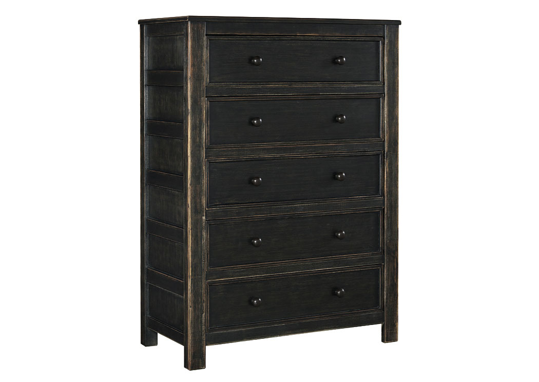 Jaysom Black Five Drawer Chest,ABF Signature Design by Ashley