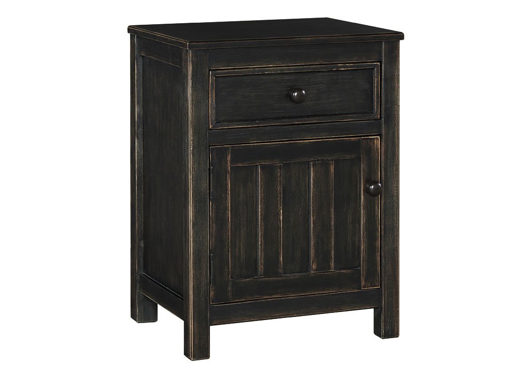 Jaysom Black Nightstand,ABF Signature Design by Ashley