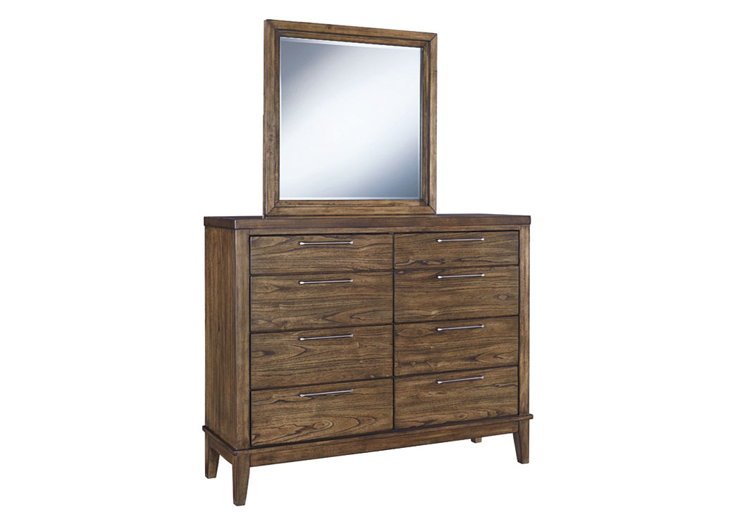 Zilmar Walnut Brown Bedroom Mirror,ABF Signature Design by Ashley