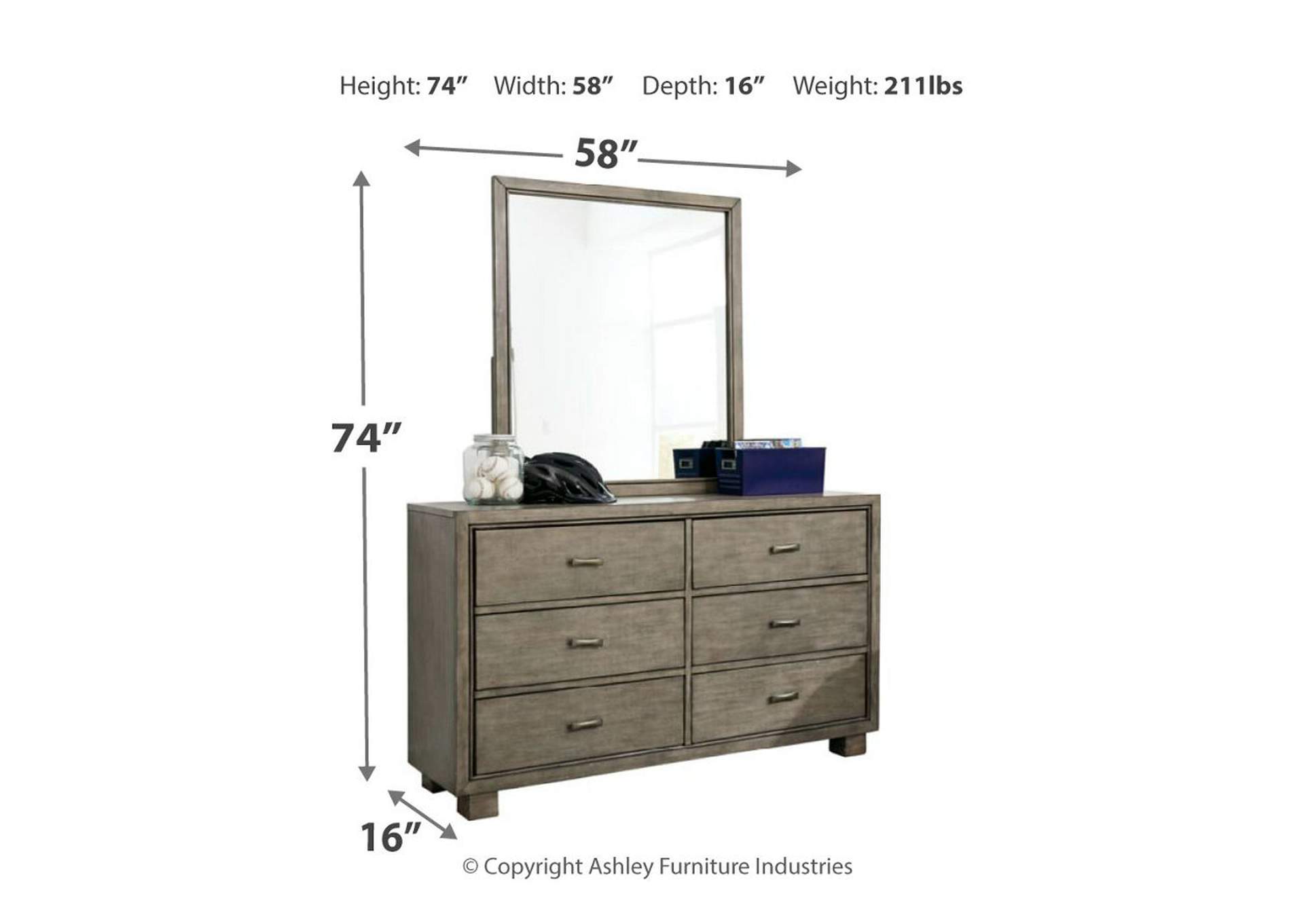 Arnett Dresser and Mirror,Signature Design By Ashley