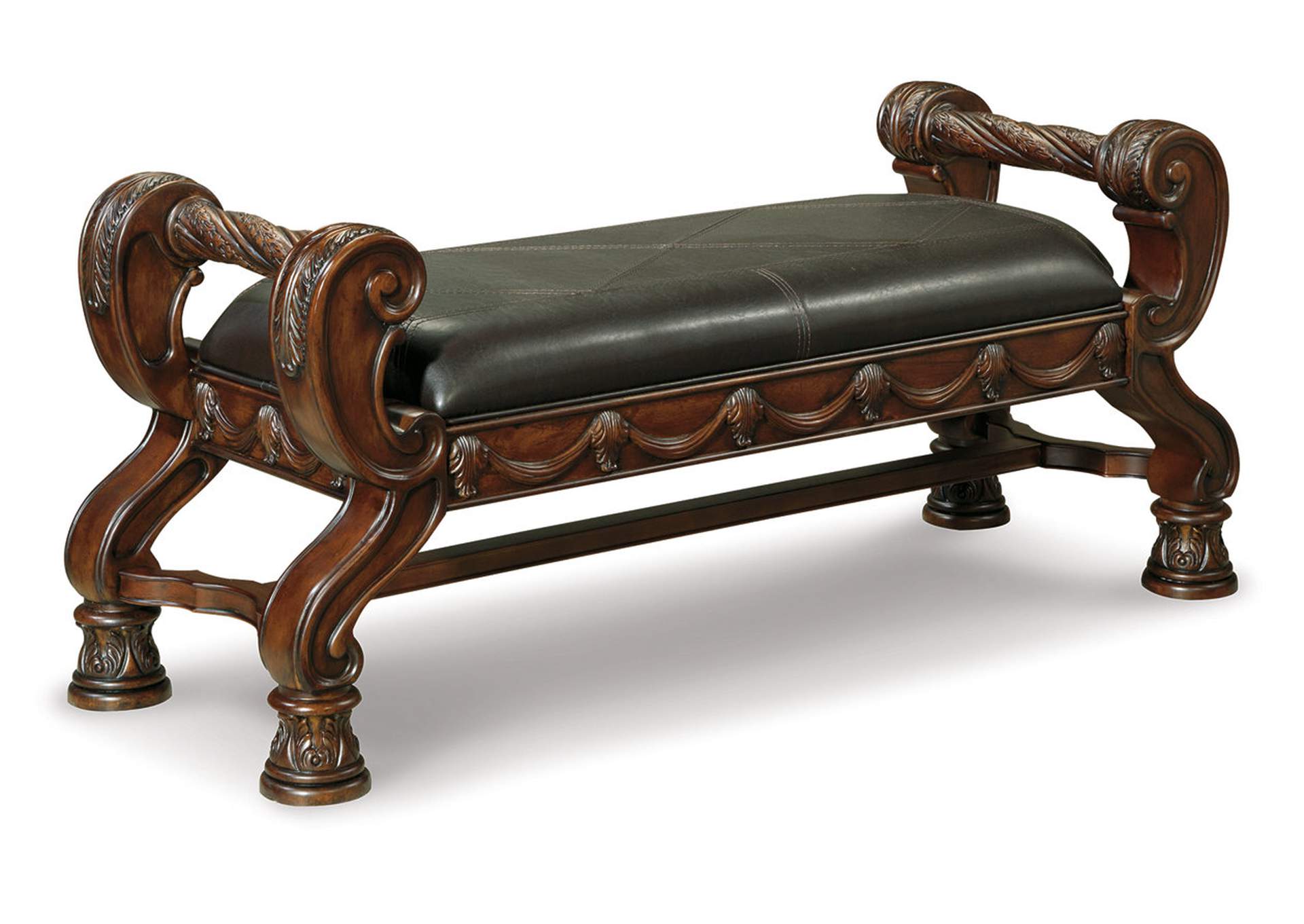North Shore Upholstered Bench,Millennium