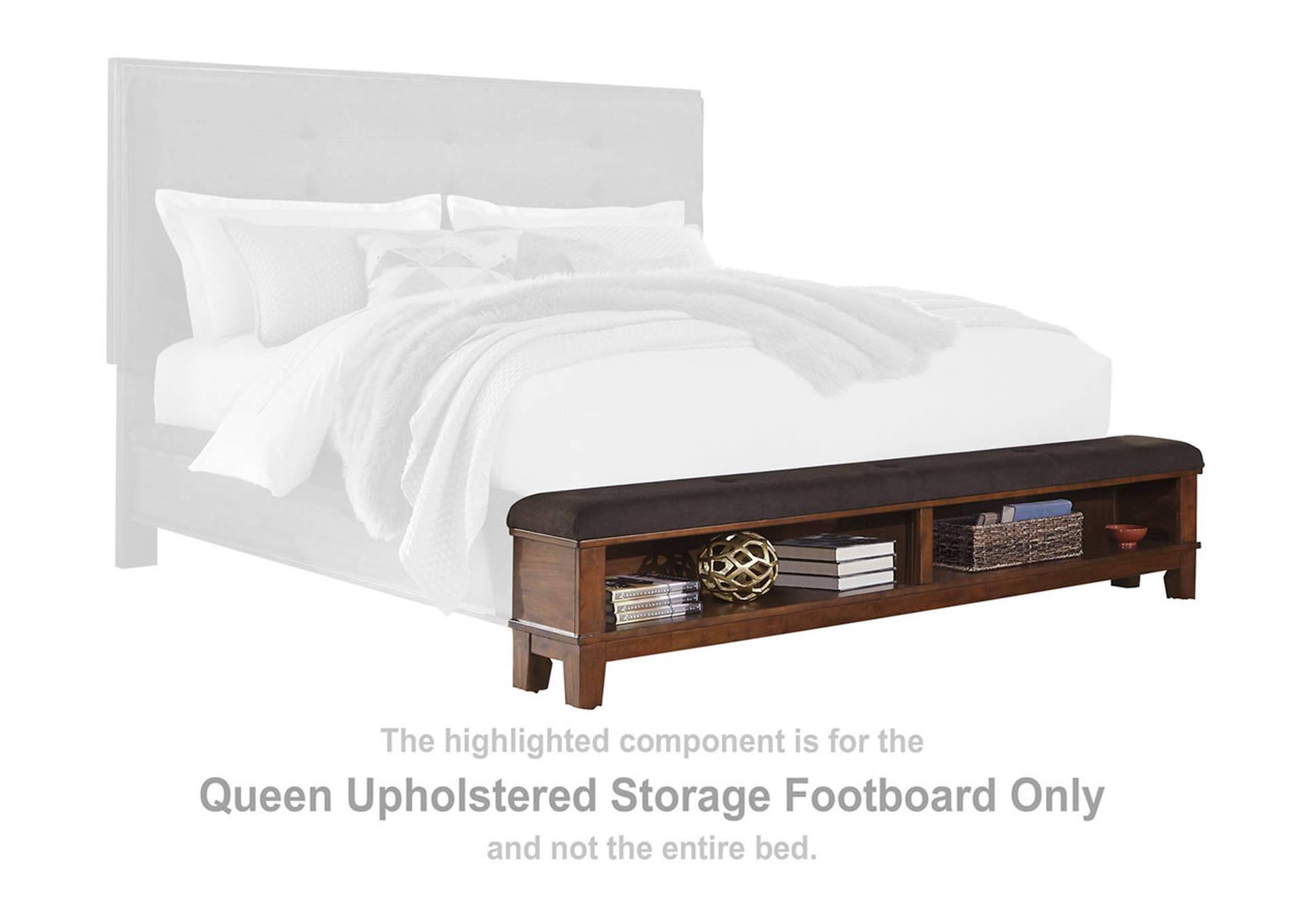 Ralene Queen Upholstered Panel Bed with Mirrored Dresser,Signature Design By Ashley