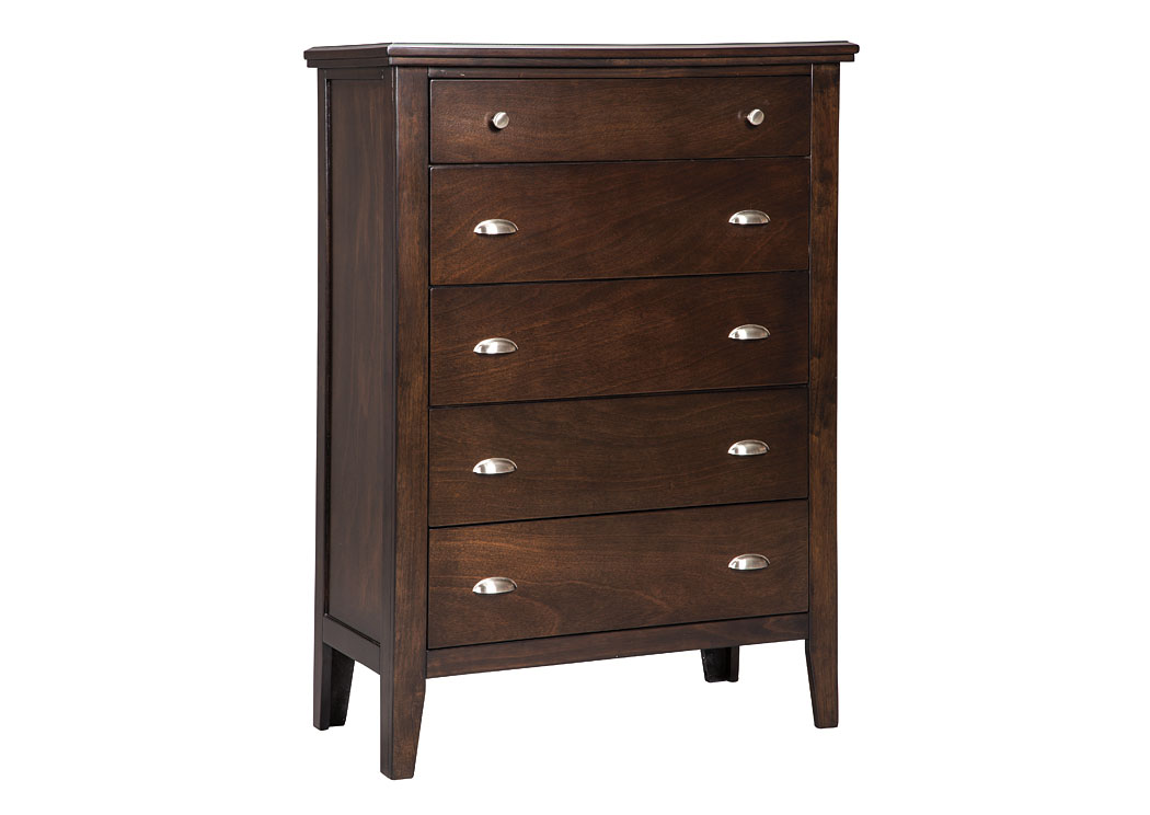 Evanburg Brown Five Drawer Chest,ABF Signature Design by Ashley
