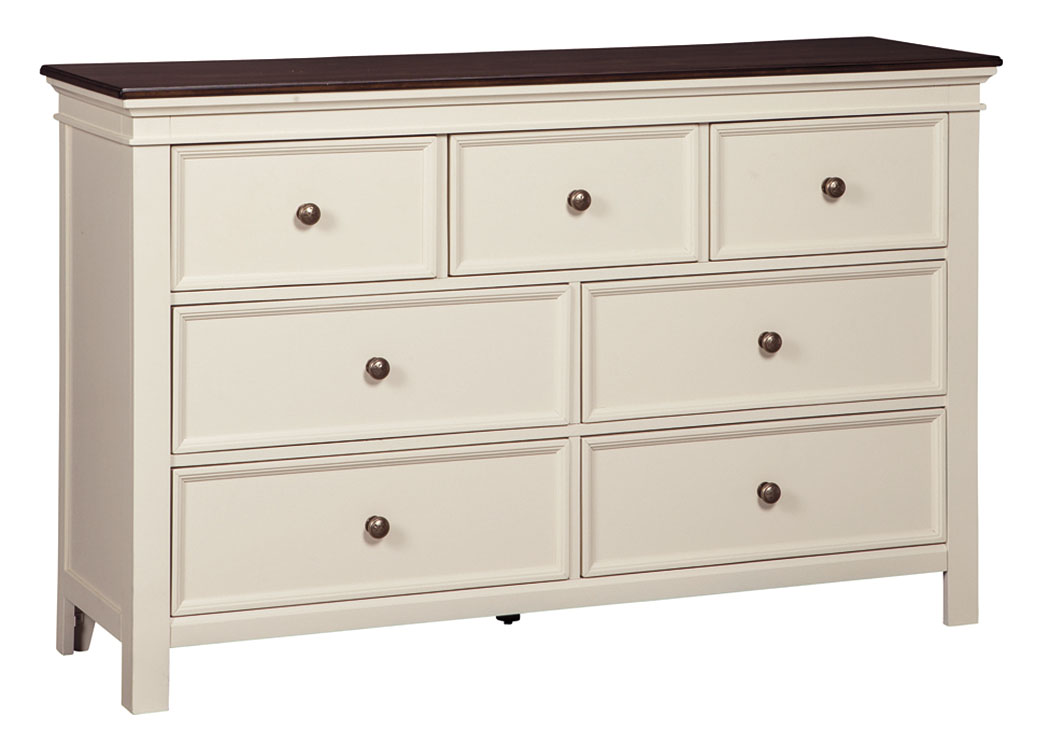 Woodanville White/Brown Dresser,ABF Signature Design by Ashley