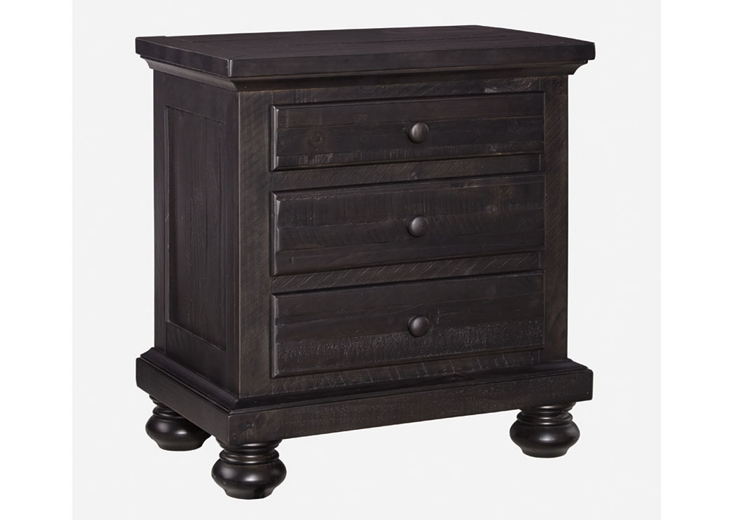 Sharlowe Charcoal Three Drawer Nightstand,ABF Signature Design by Ashley