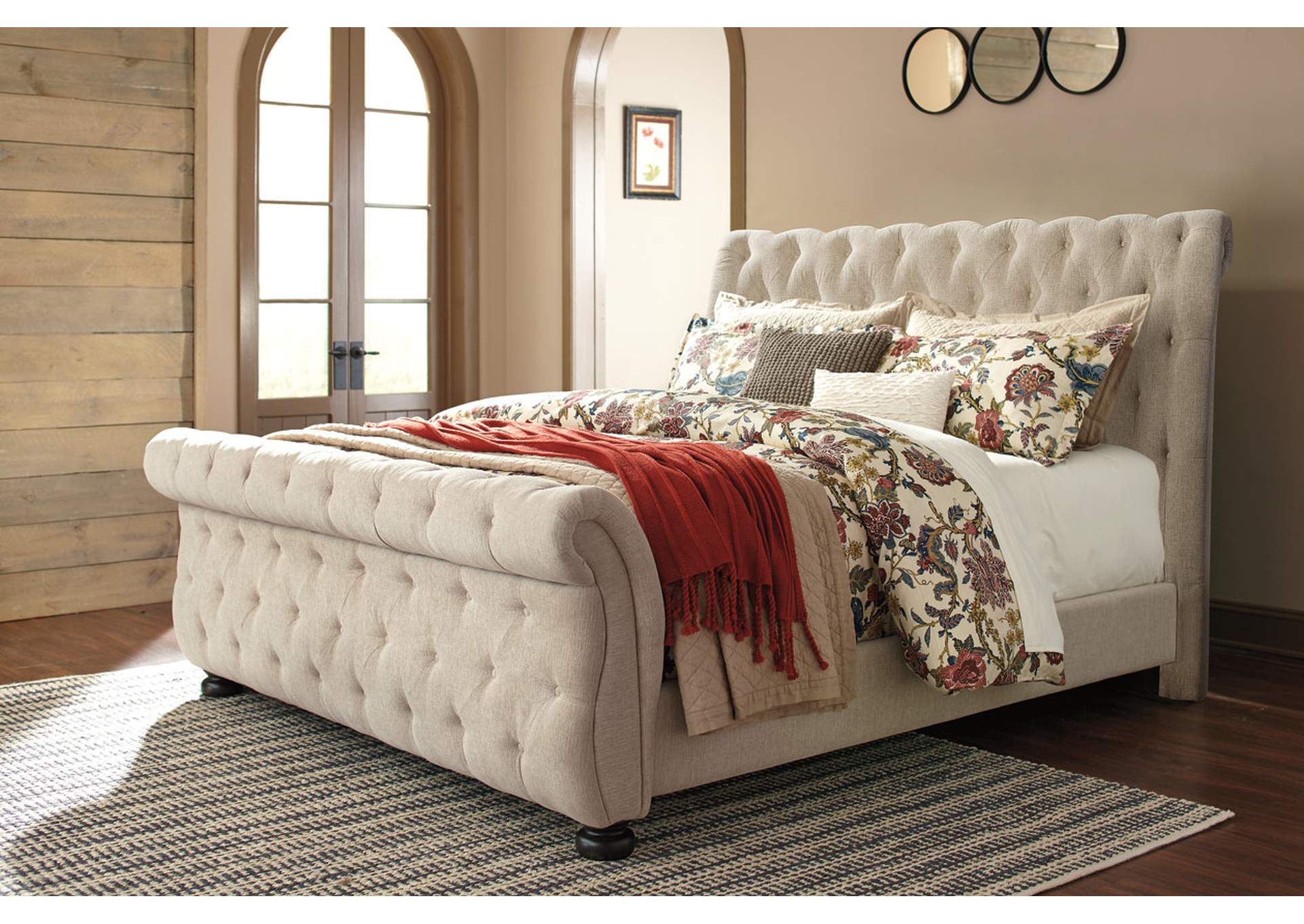 Willenburg Linen California King Upholstered Bed,ABF Signature Design by Ashley