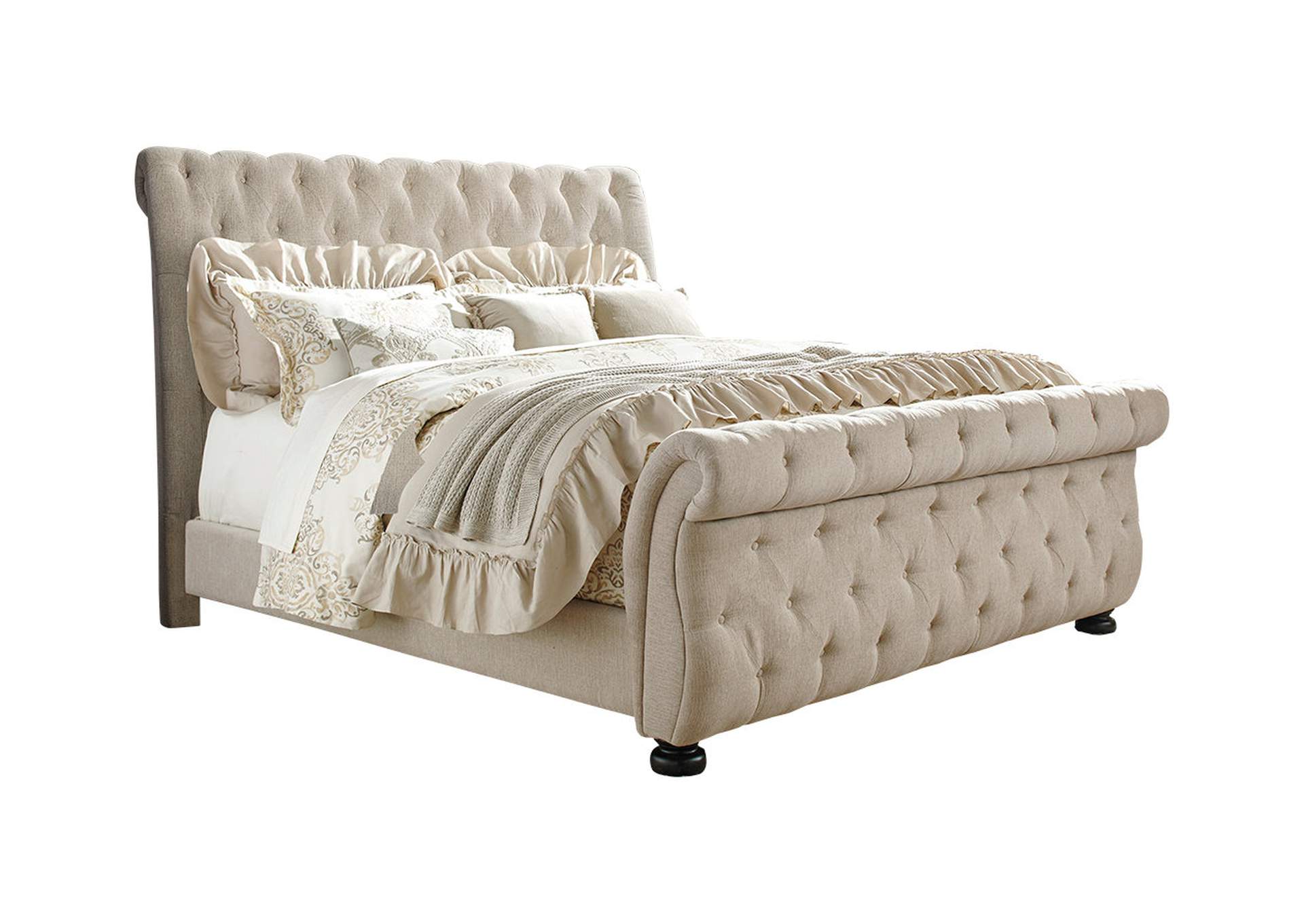 Willenburg California King Upholstered Sleigh Bed,Signature Design By Ashley