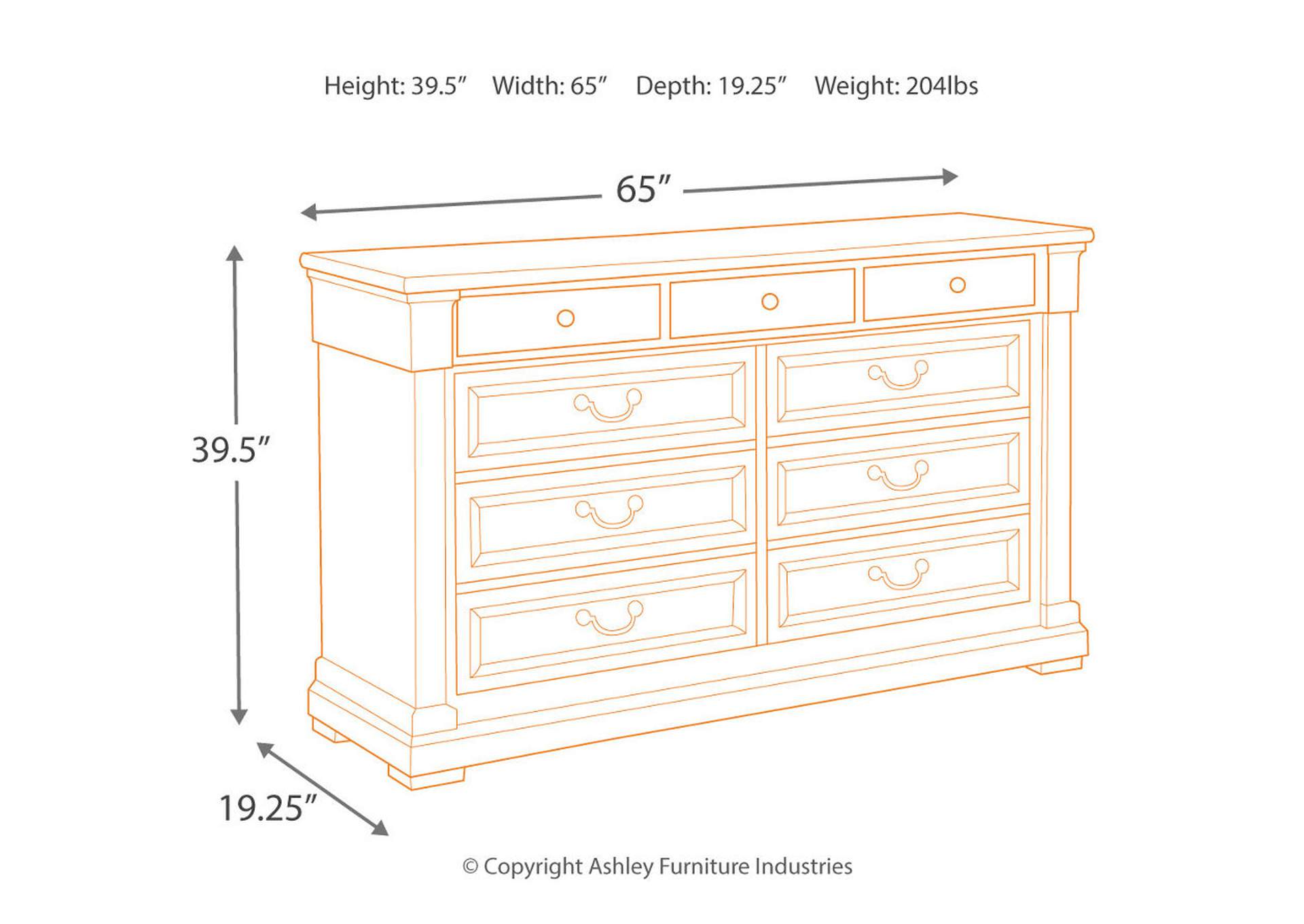 Bolanburg Dresser,Signature Design By Ashley