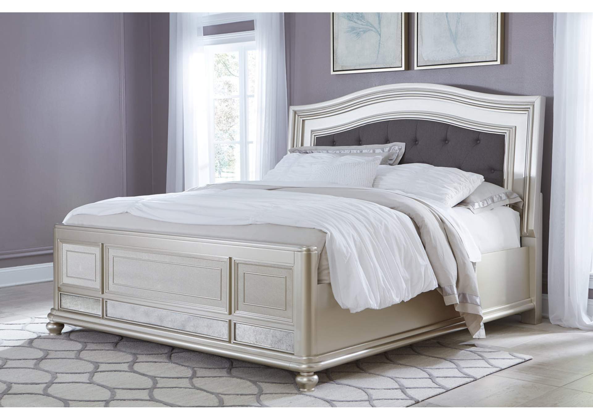 Coralayne California King Panel Bed,Signature Design By Ashley
