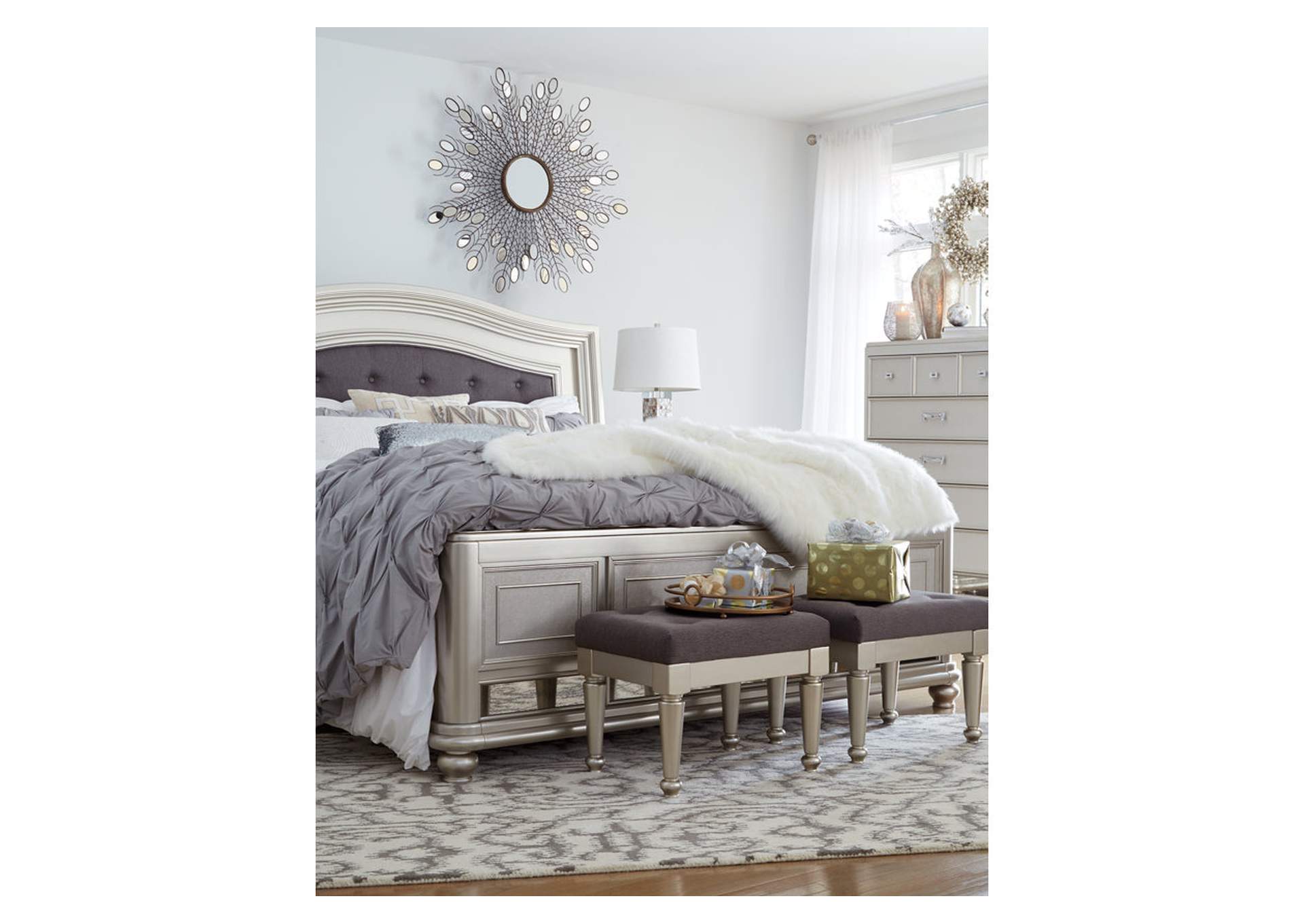Coralayne California King Panel Bed,Signature Design By Ashley