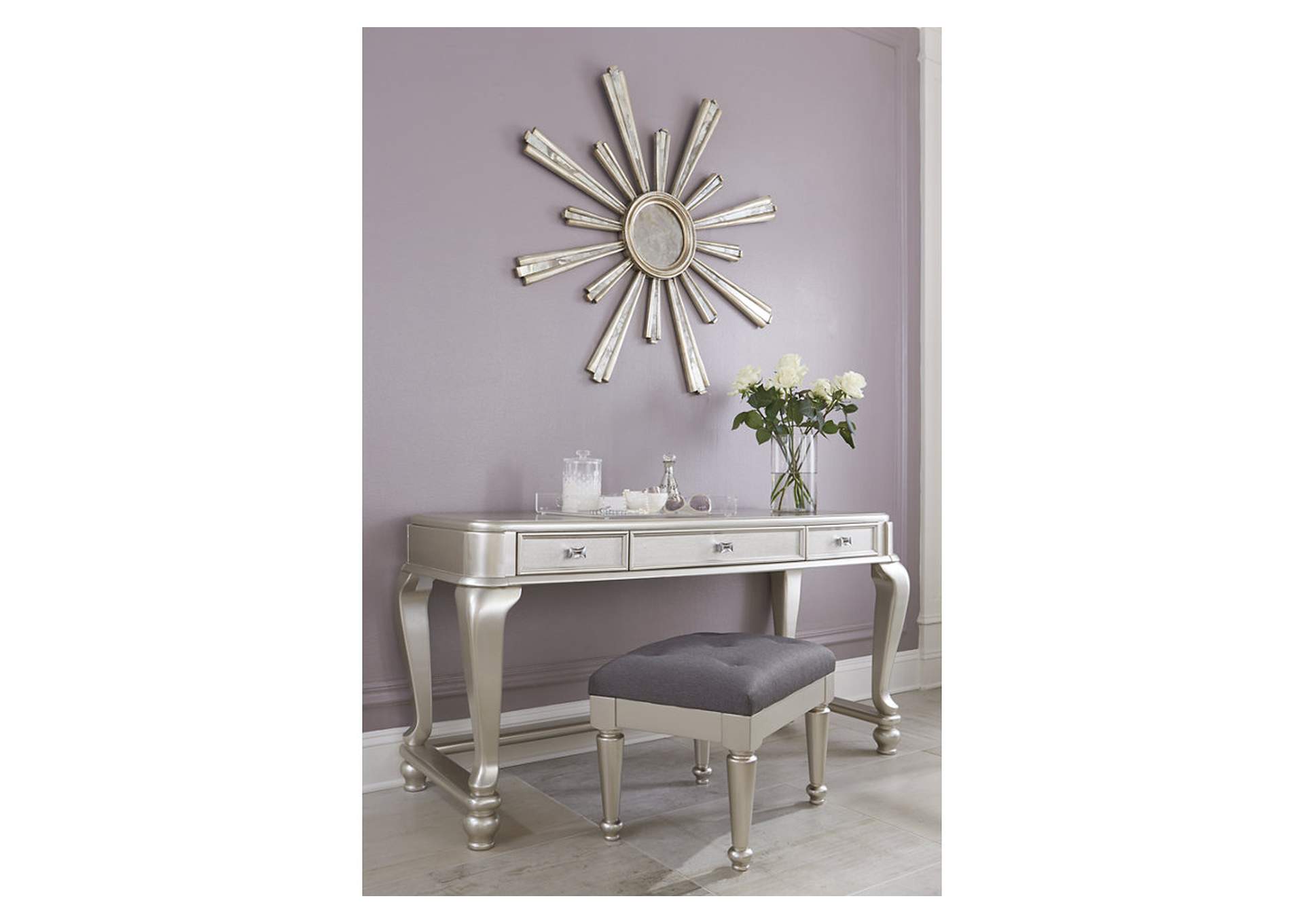 Coralayne Youth Vanity with Chair,Signature Design By Ashley