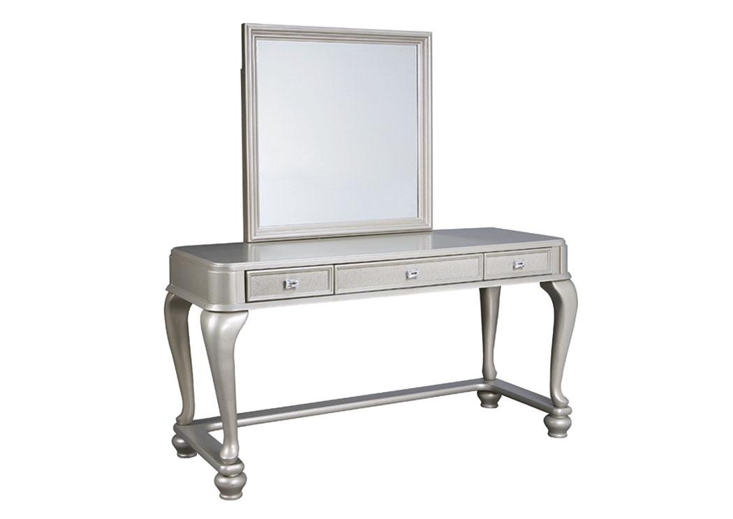 Coralayne Silver Vanity Mirror,ABF Signature Design by Ashley