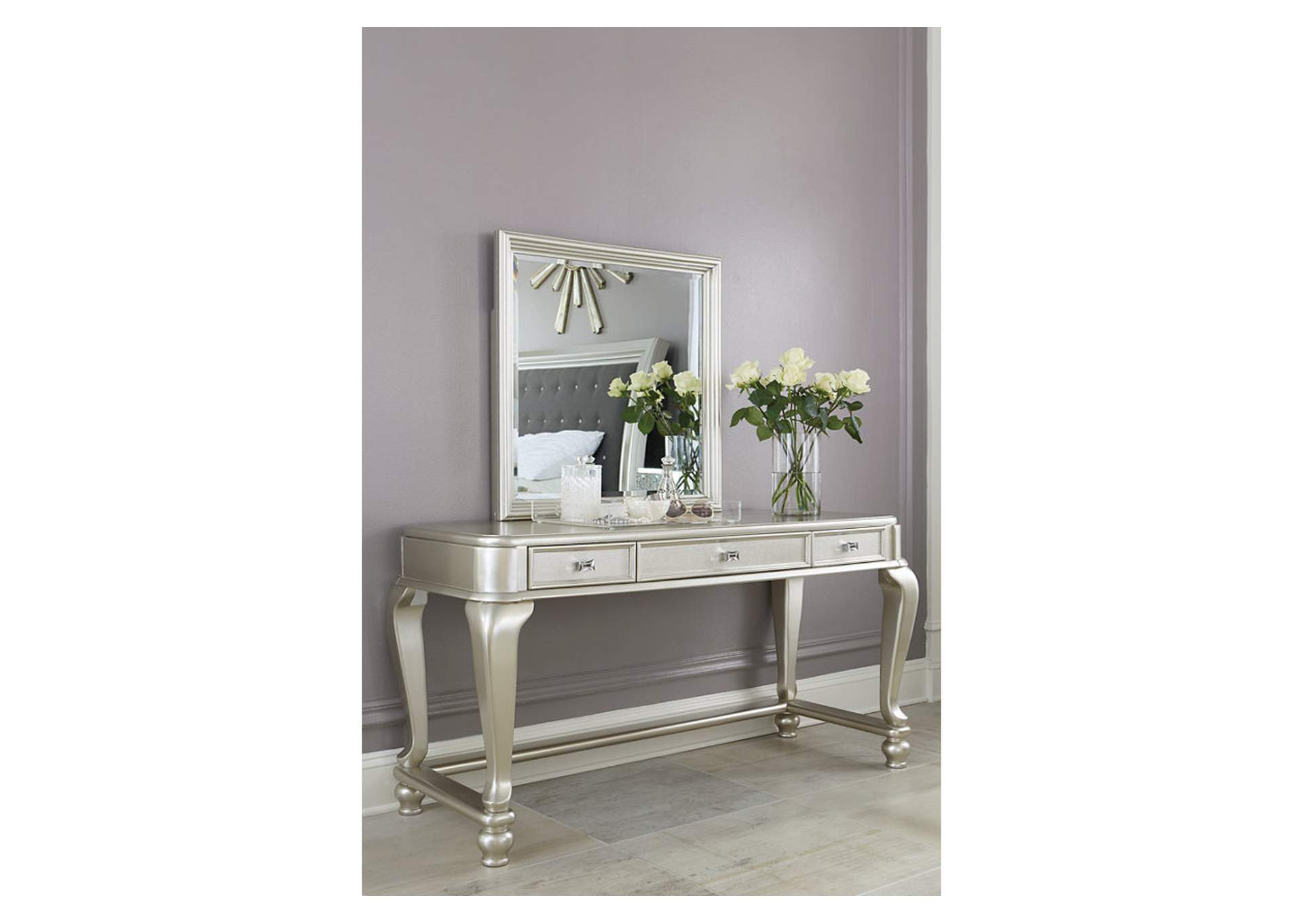 Coralayne Vanity and Mirror,Signature Design By Ashley