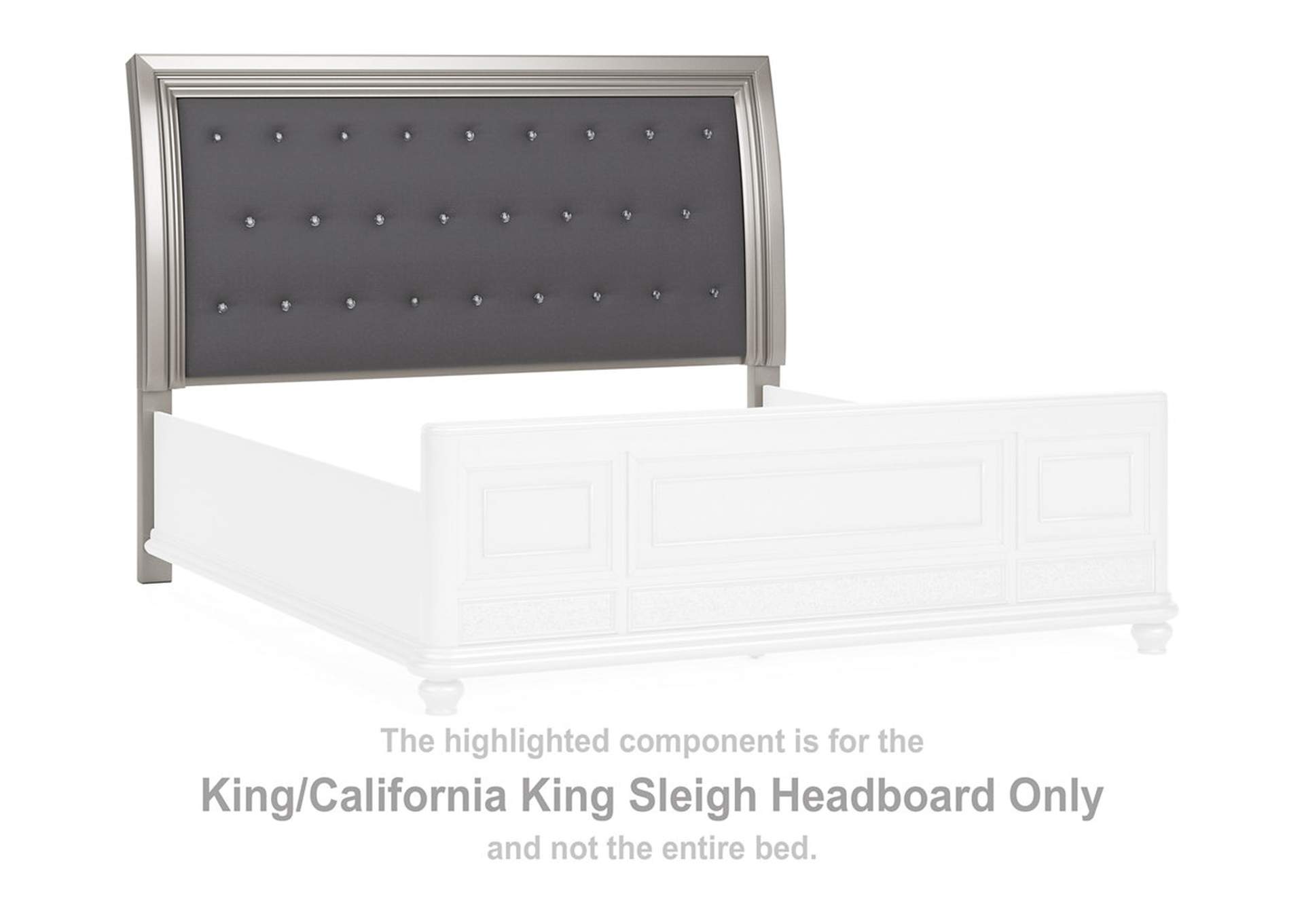 Coralayne King/California King Sleigh Headboard,Signature Design By Ashley
