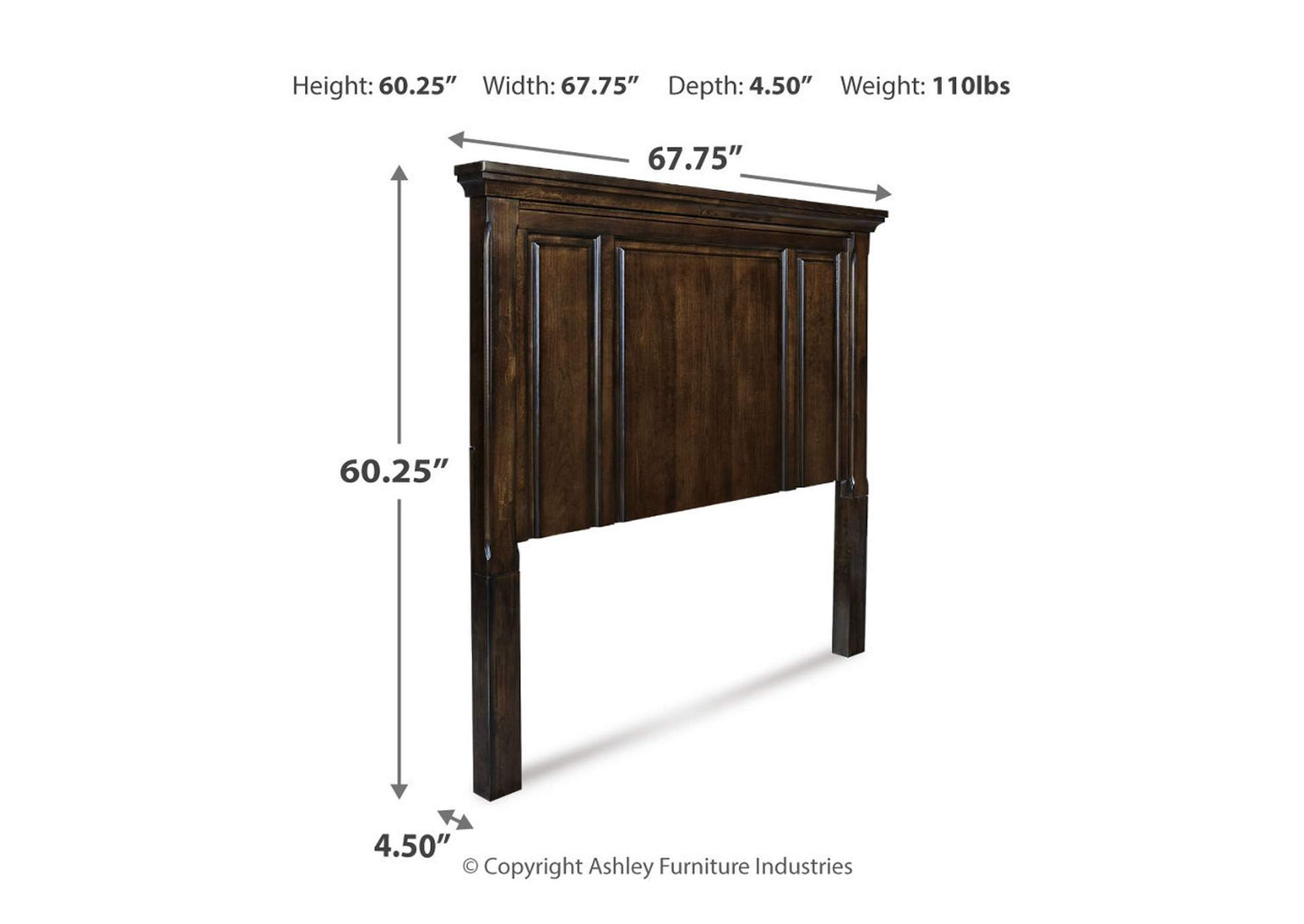 Porter Queen Panel Headboard,Millennium