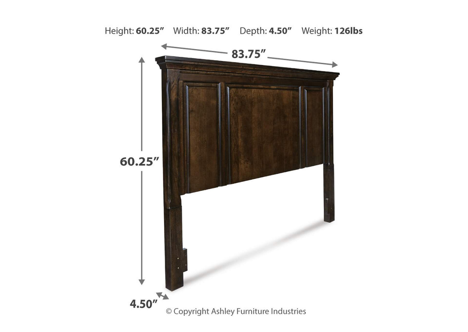 Porter King/California King Panel Headboard,Millennium