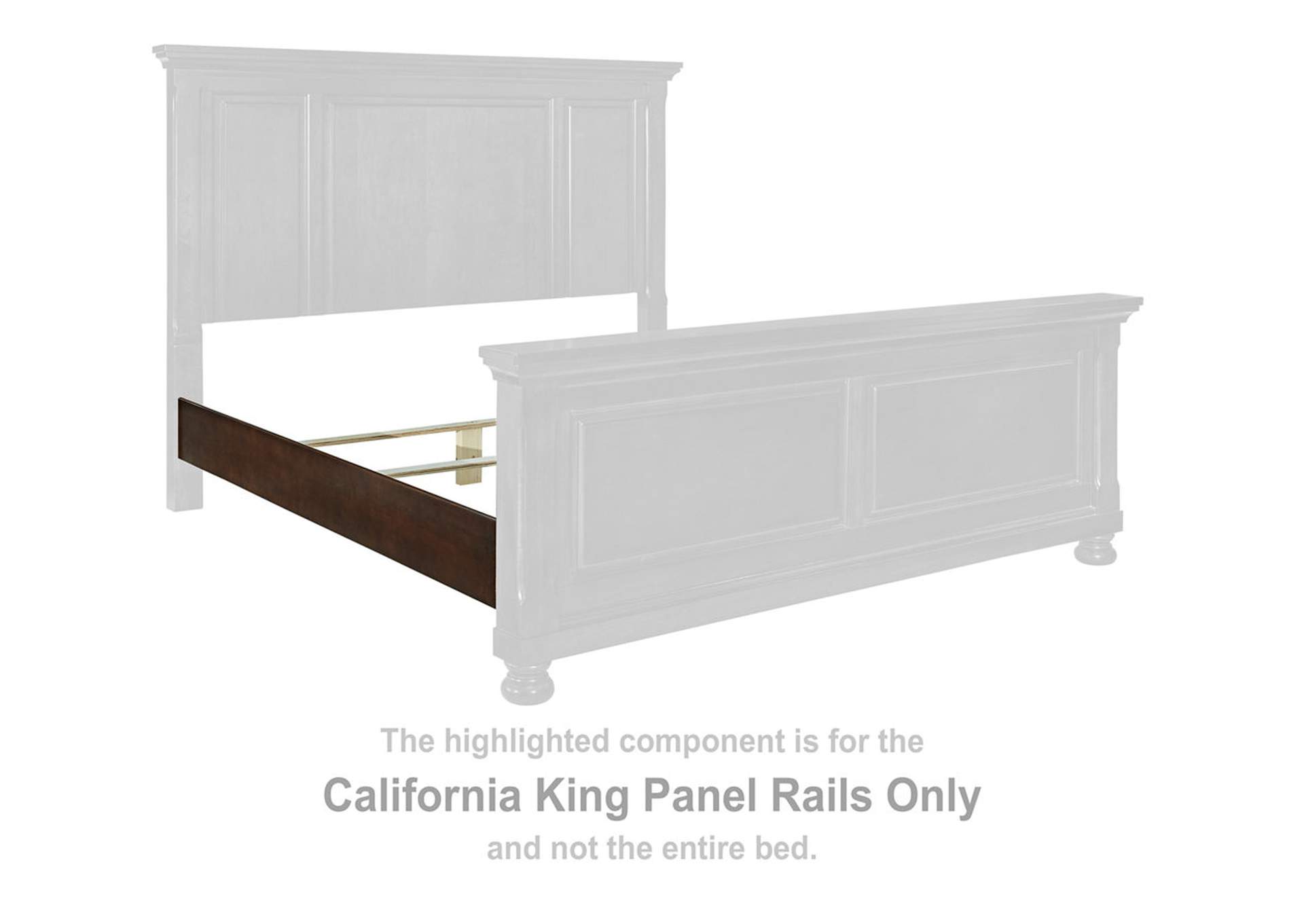 Porter California King Panel Bed, Dresser and Mirror,Millennium